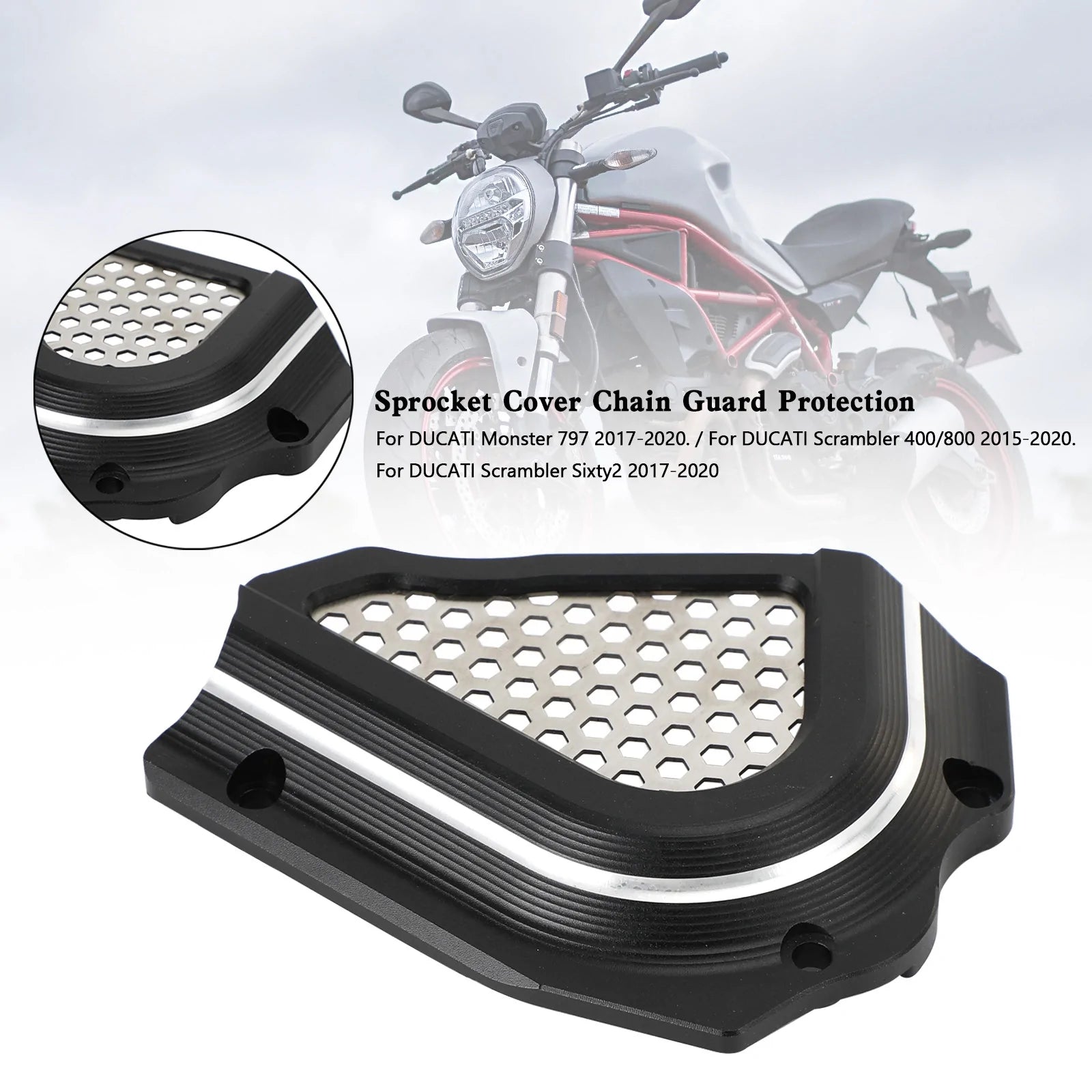 Ducati Scrambler 400/800 Monster 797 Front Sprocket Cover Chain Guard