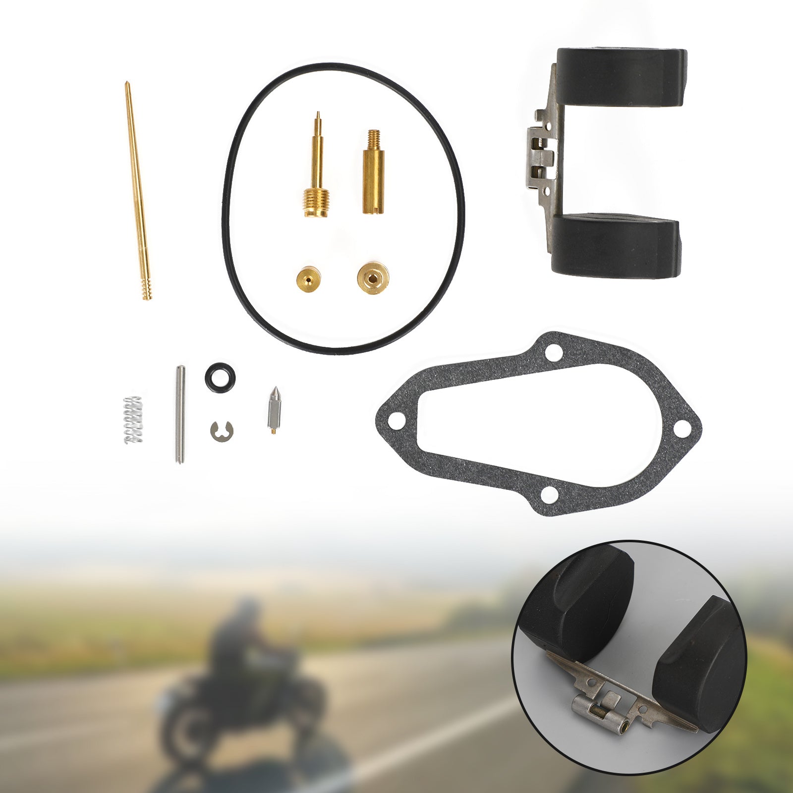 Kit de reconstruction de carbing carburétique ajusté pour Honda XL250 Motosport 250 1972-1975 générique