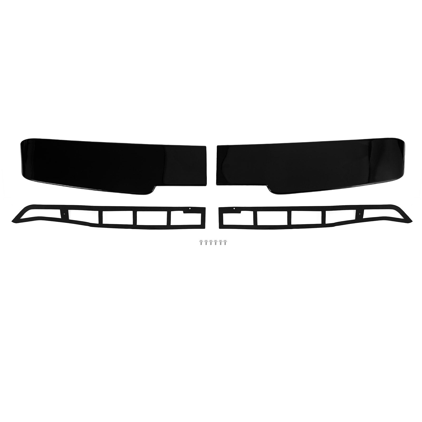 2004+ VW Transporter T5 T5.1 T6 T6.1 Twin (Barn) Door model Black Premium Barn Door Spoiler