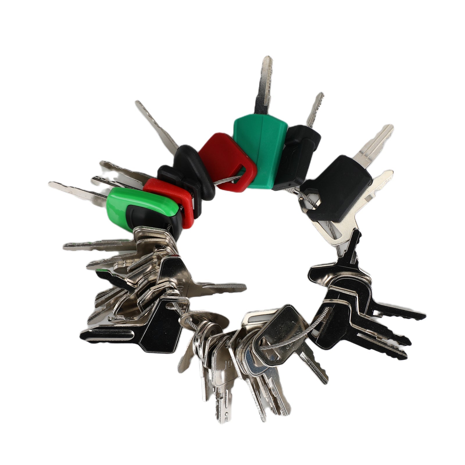 Jeu de clés de contact pour matériel de construction lourd, 35 pièces, pour caisse de chat JD Komatsu