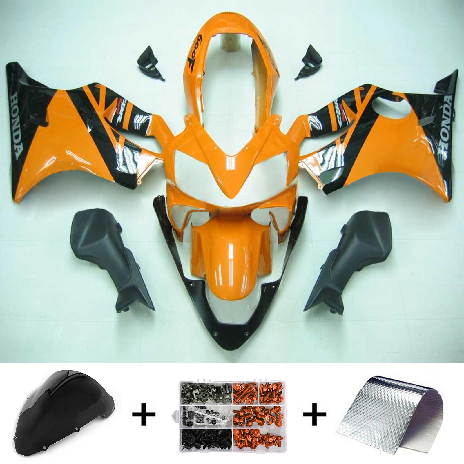 2004-2007 Honda CBR600 F4i Amotopart Injection Fairing Kit Bodywork Plastic Abs # 103