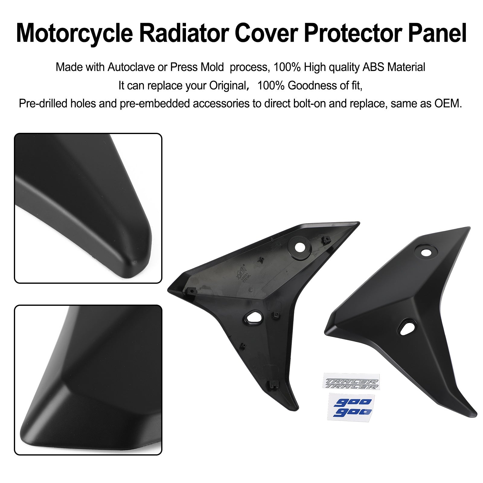 2018-2020 YAMAHA tracer 900 GT Radiator Side Cover Fairing Panels