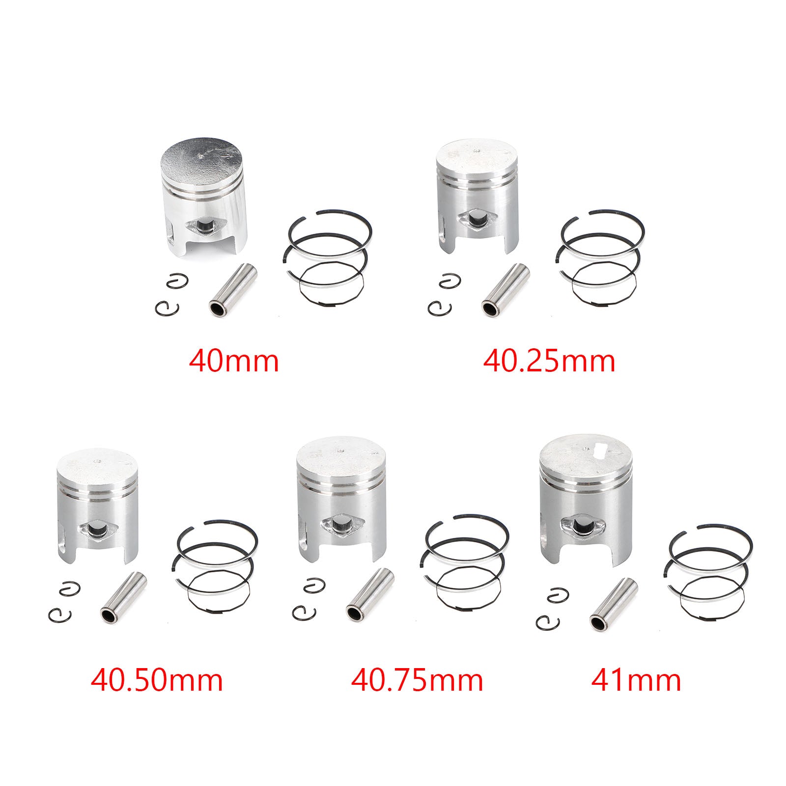 Kit de clips de broches de segments de Piston, pour Can-Am Mini Ds Quest 50 2002 – 2006 générique