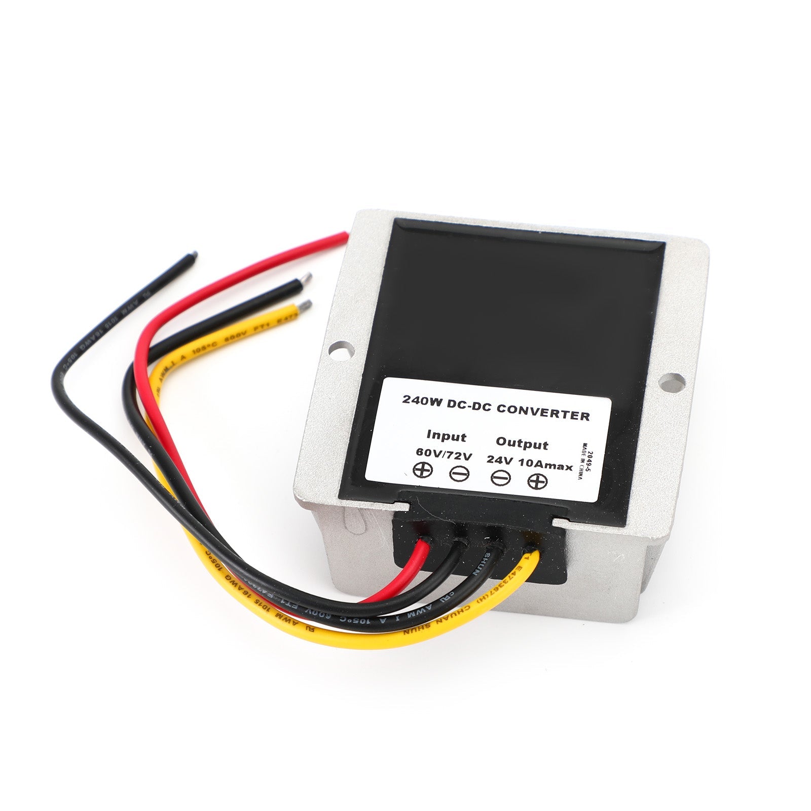 Waterdichte 60V naar 24V 10A Step Down DC/DC Power Converter Regulator