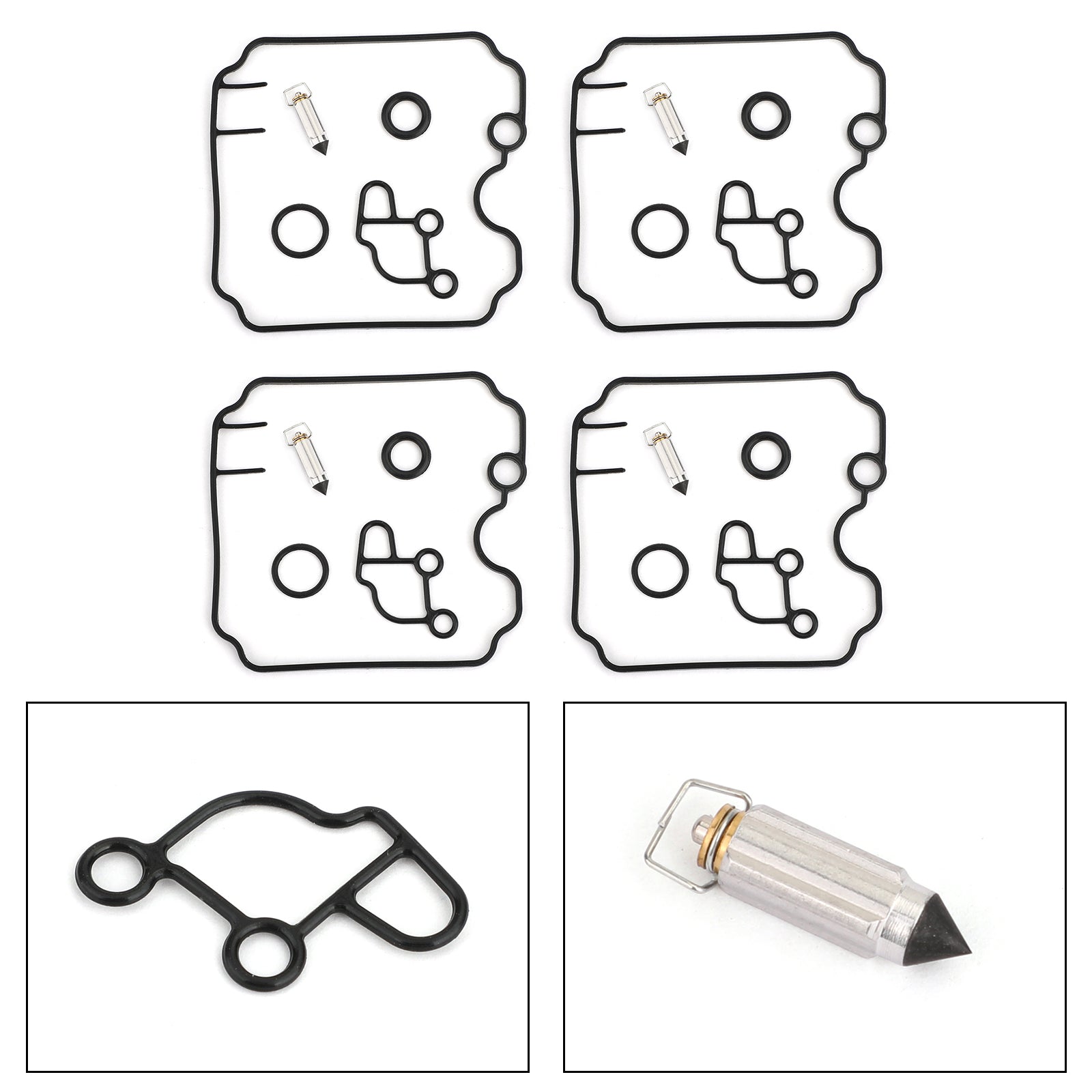 Carburateur Rebuild Reparatieset 4 Sets Voor Yamaha FZR 600 FZR-600 Carb 1989-1999 Generiek