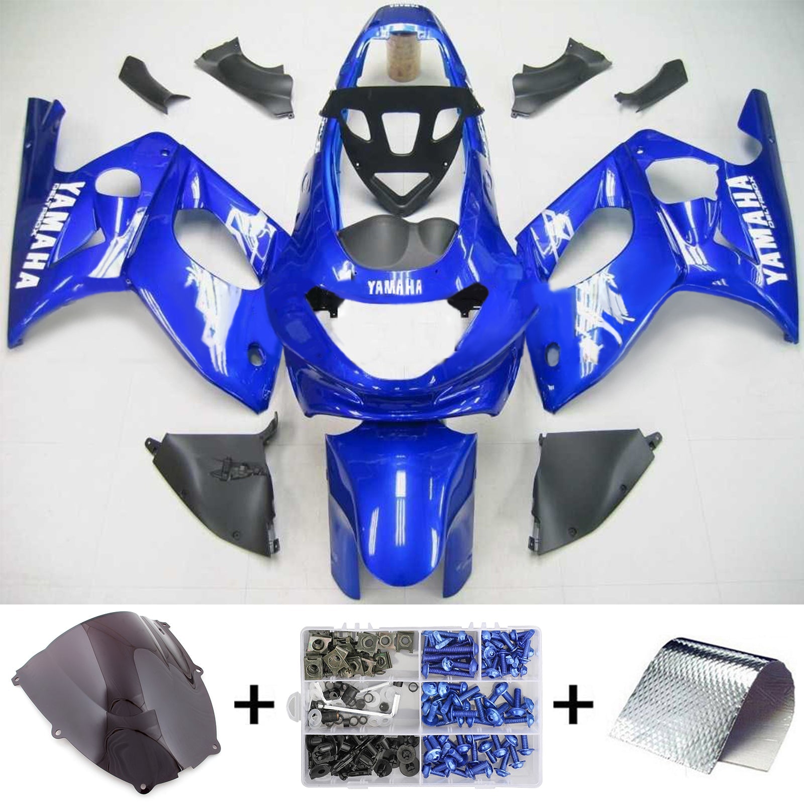 1996-2007 YAMAHA YZF 600R Thundercat Amotopart vstrekovanie Kit KODETING KODETWORT PLASTOVÁ ABS #113