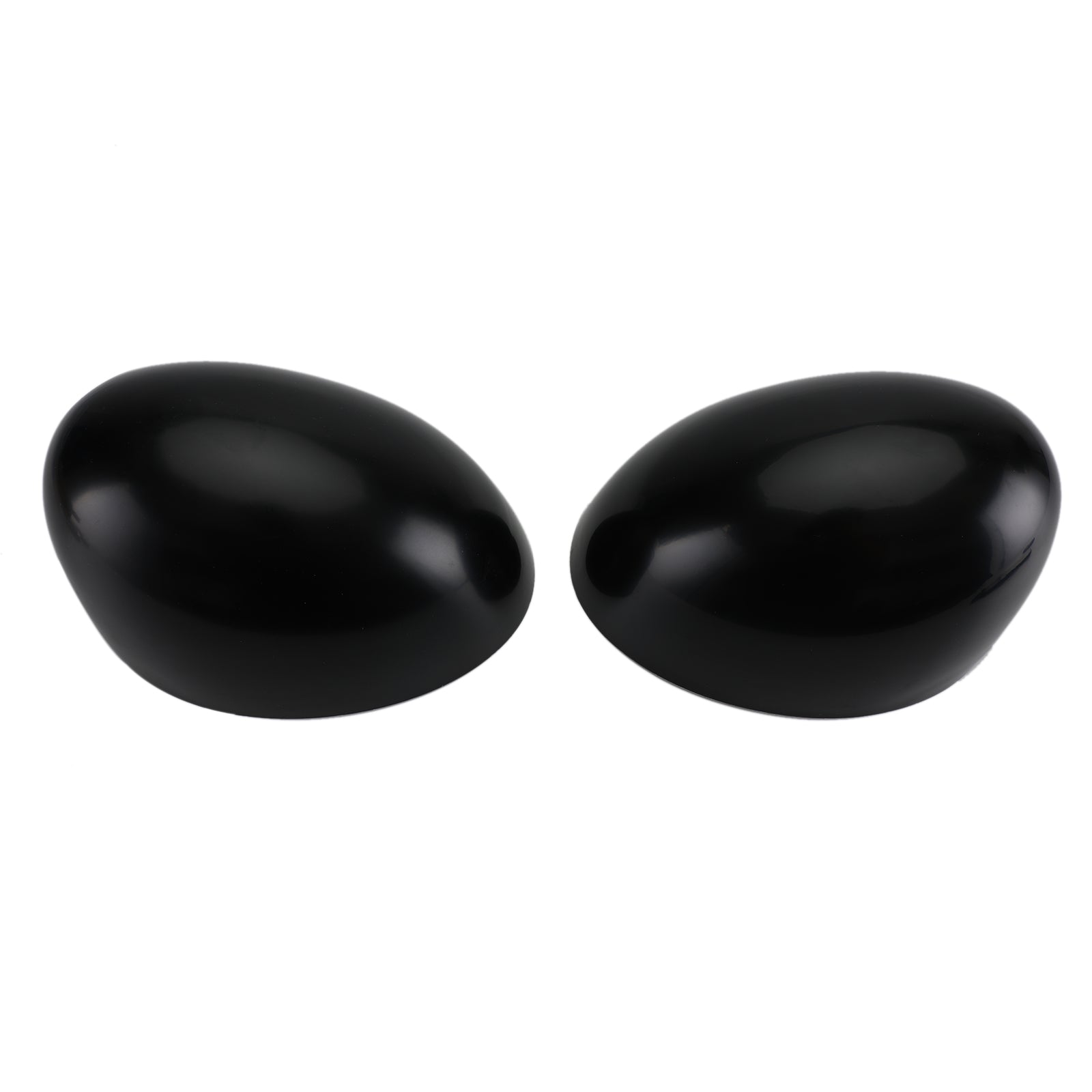 2 x zwarte spiegelkappen voor MINI Cooper R55 R56 R57 van hoge kwaliteit