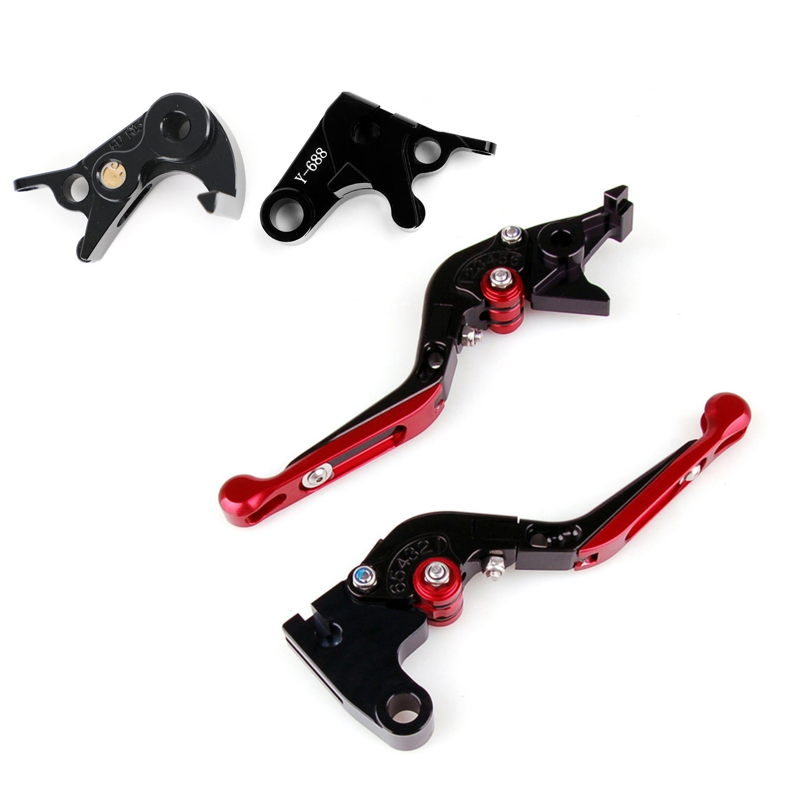 Justerbar kopplingsbromsspak för Yamaha YZF R1/R1M/R1S 15-2021 YZF R6 17-2020 Generisk