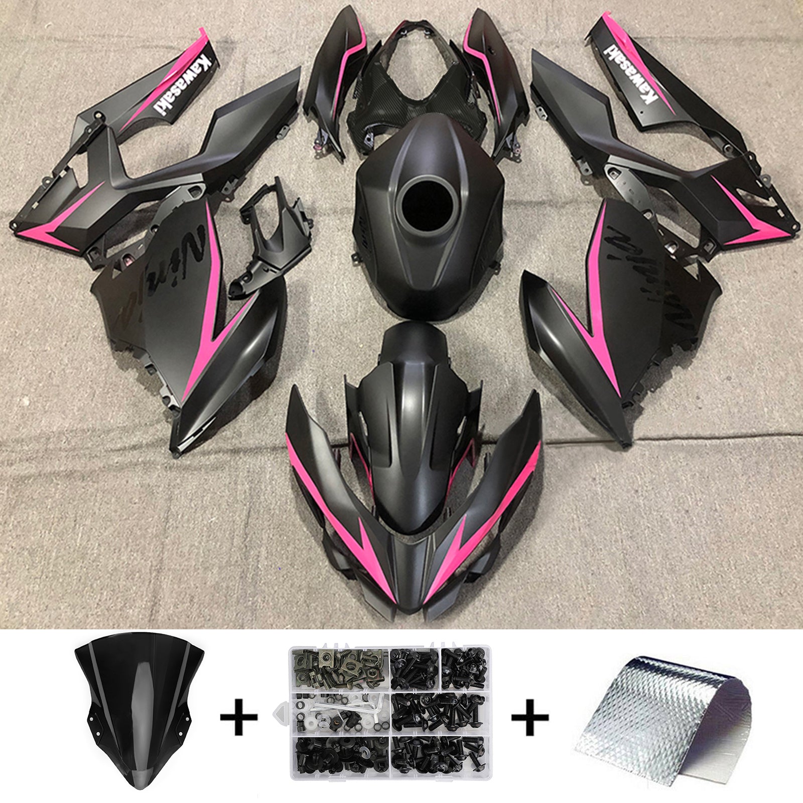 Kit de carenado Kawasaki EX400/Ninja400 2018-2024