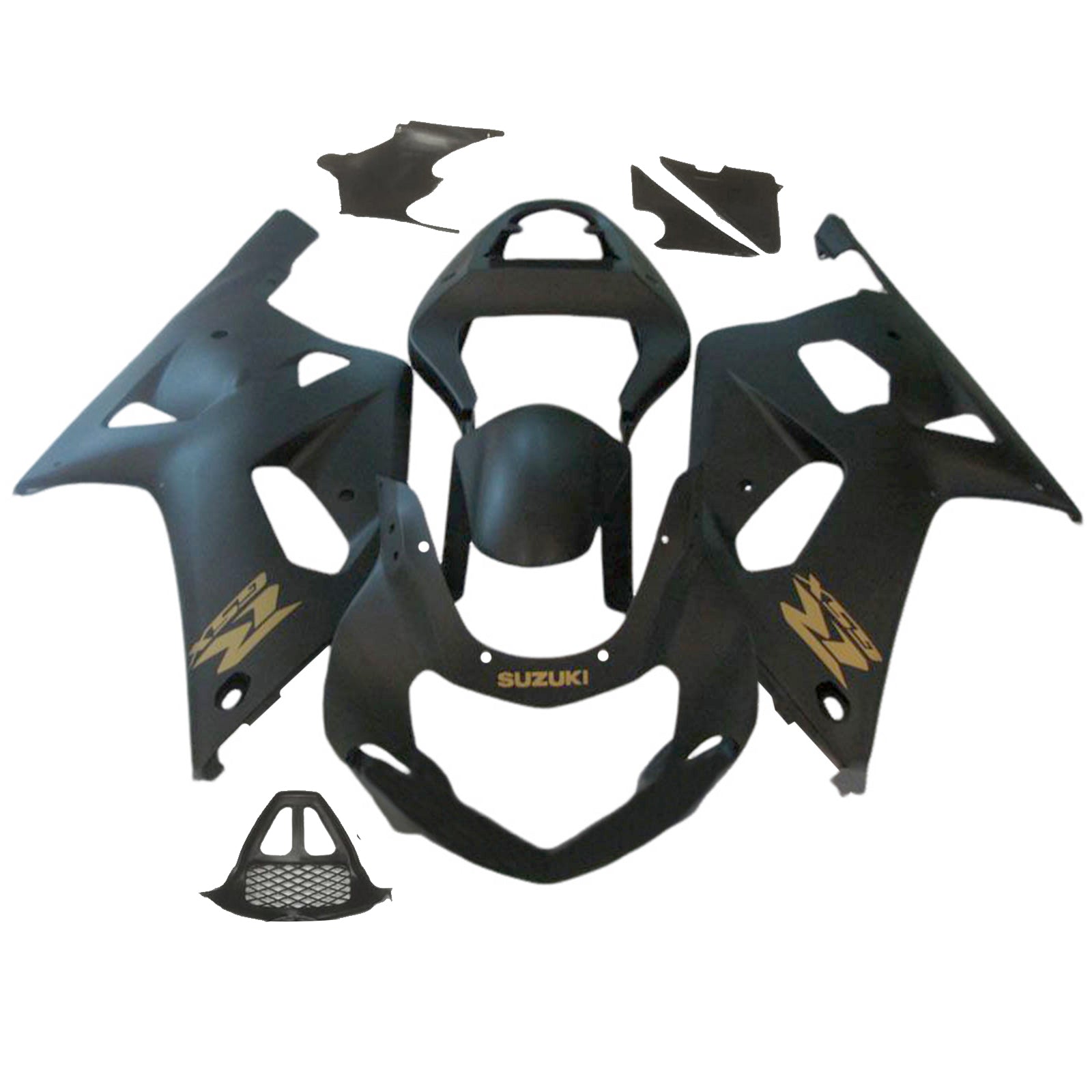 2000-2002 Suzuki gsxr1000 k1 k2 kit de carénage kit de carrosserie en plastique