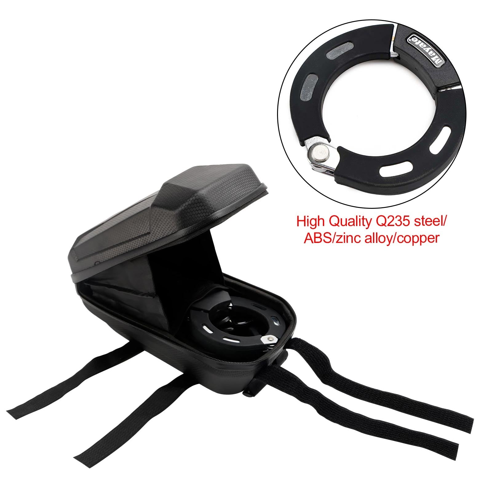 Motorfiets elektrisch scooterslot met sleutel 60 cm kettingslot anti-diefstal met tas