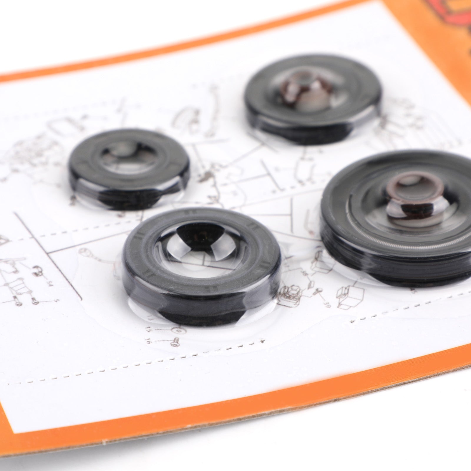 Honda XR 100 XR100 XR100R 1981-2003 Komplett motoroljeforseglings veivhus Kit