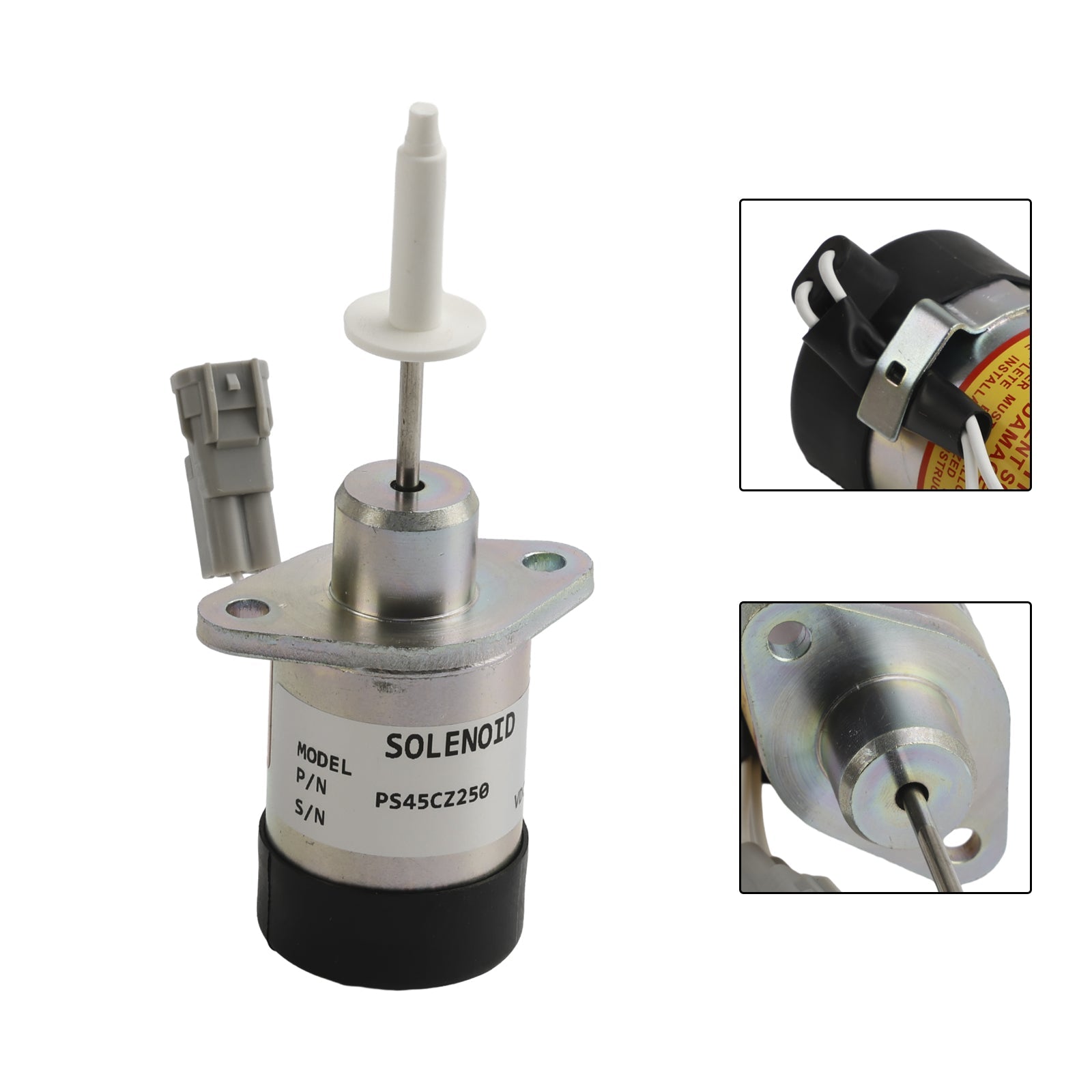 SOLENOID DO SOLENOID DO SOLENOID PS45CZ250 para combustível para Kubota Atuador Solenóide D1503 V2203