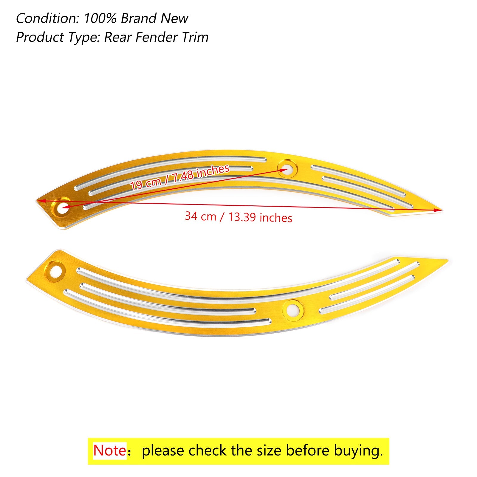 Honda 2017-2019 REBEL CMX500 CMX300 motorfiets achterspatbord sierplaat