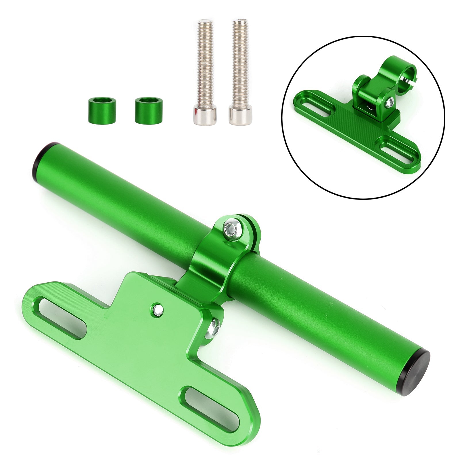 Soporte De Navegación Para Teléfono Soporte De Extensión Gps 22 Mm Para Motocicleta Moto Plata Genérico