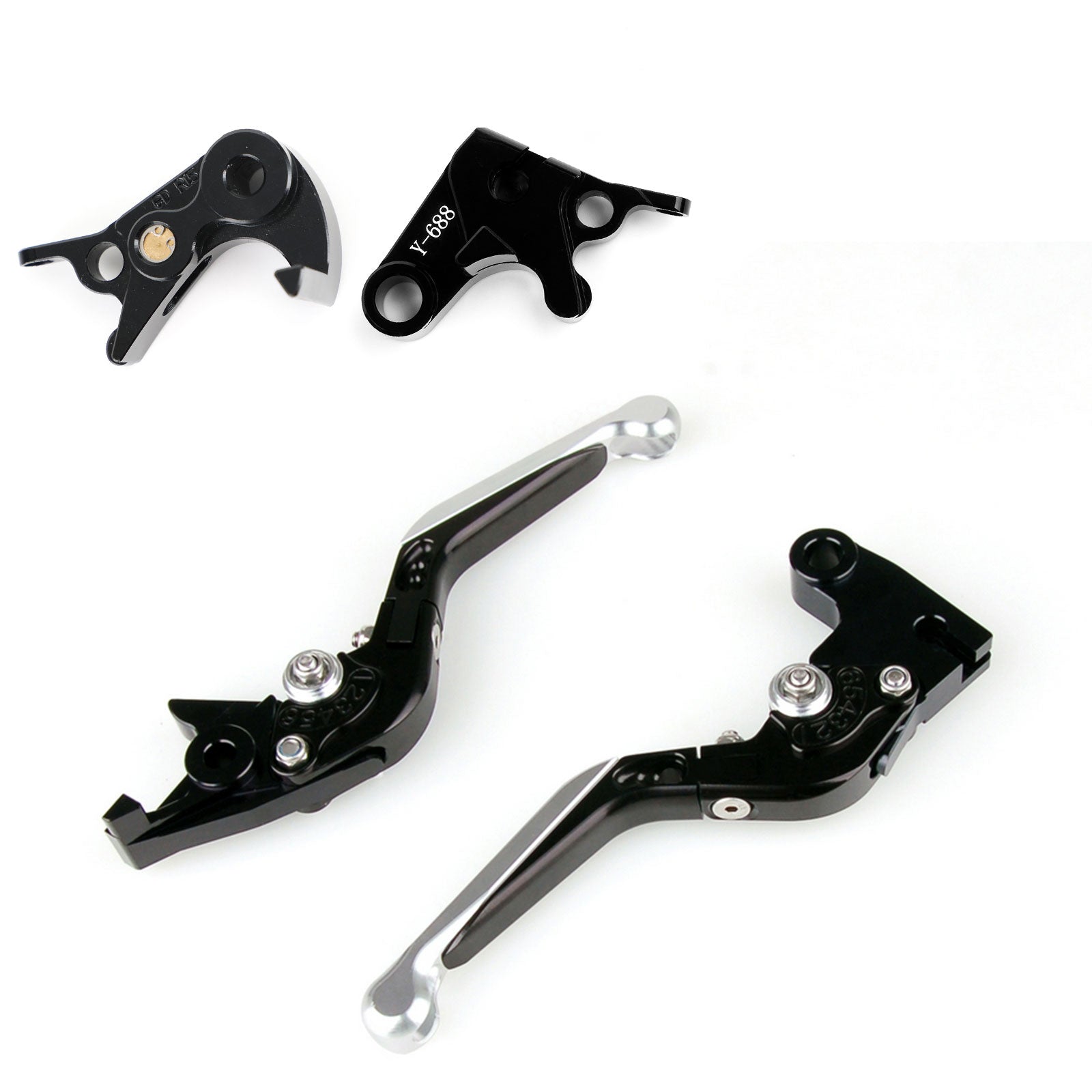 Justerbar kopplingsbromsspak för Yamaha YZF R1/R1M/R1S 15-2021 YZF R6 17-2020 Generisk