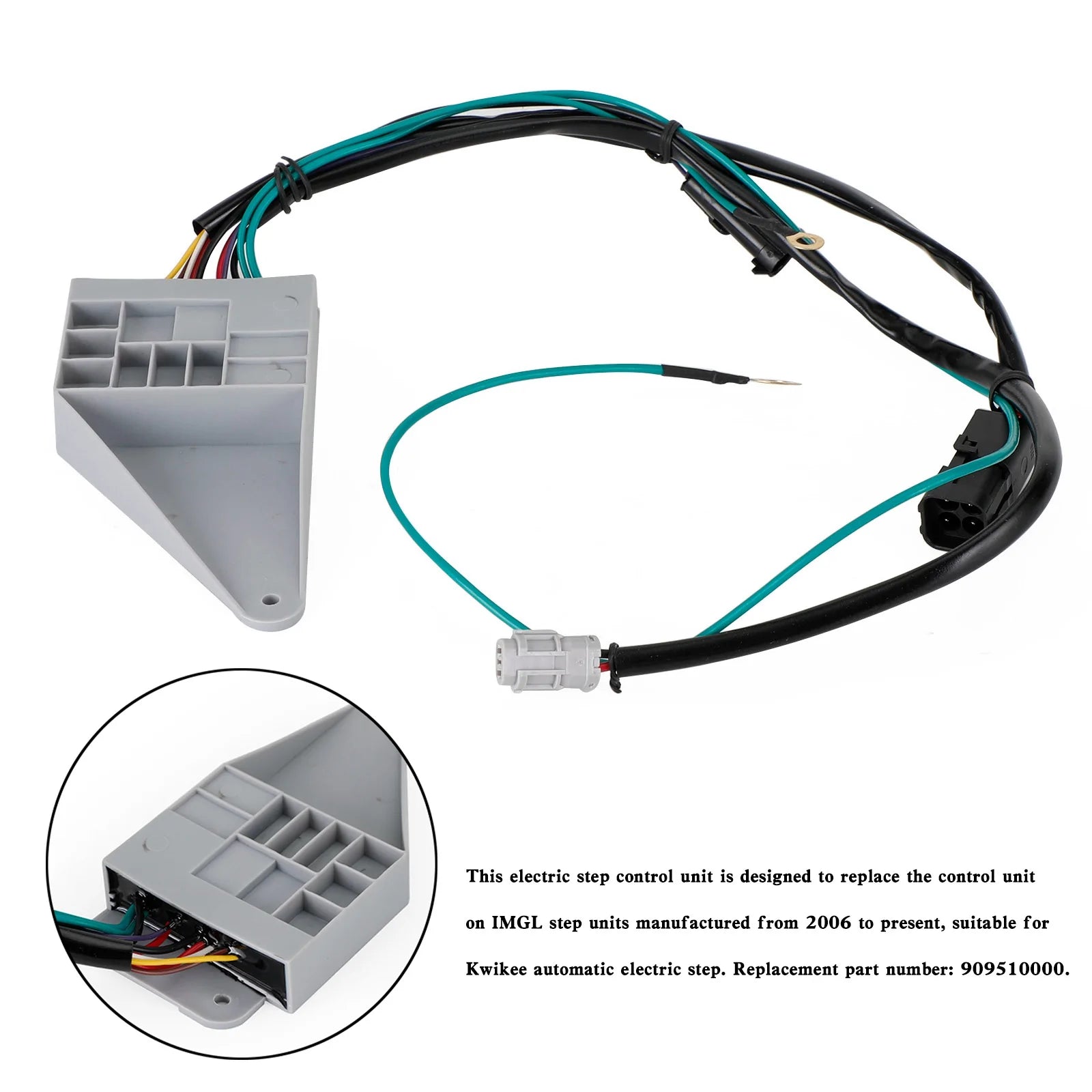 Montagem da unidade de controle IMGL/9510 Etapa Controle para Kwikee Electric Etapa 909510000