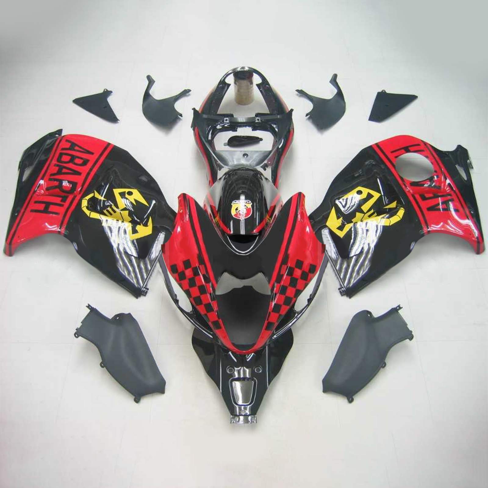 1999-2007 Suzuki Hayabusa GSX1300 Amotopart vstrekovacia kapotážová kapotážová súprava Bodywork plast ABS #103