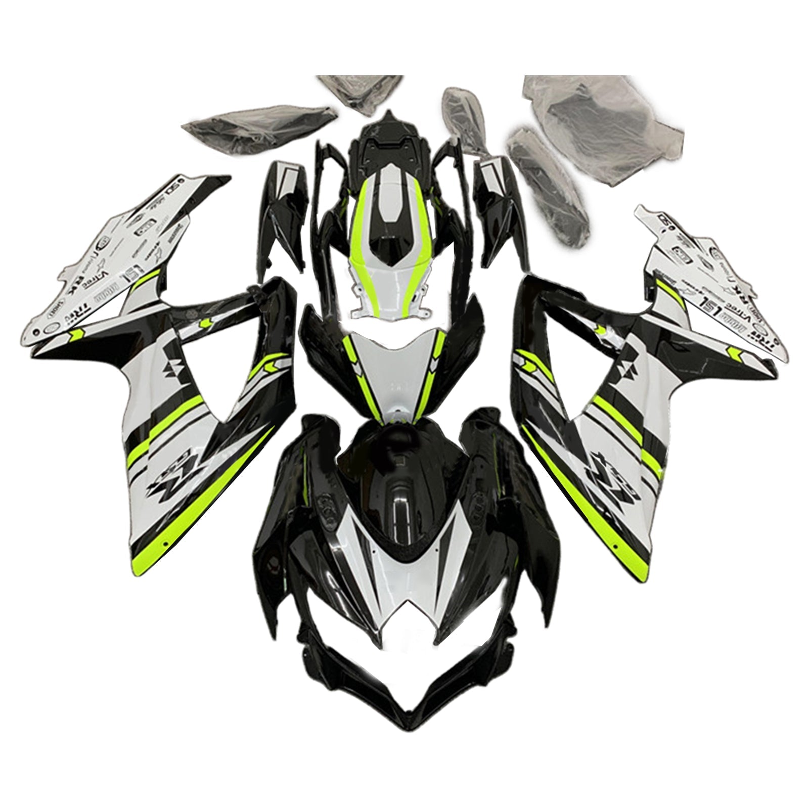 2008-2010 Suzuki GSXR 600/750 K8 Kuipset Carrosserie Kunststof ABS