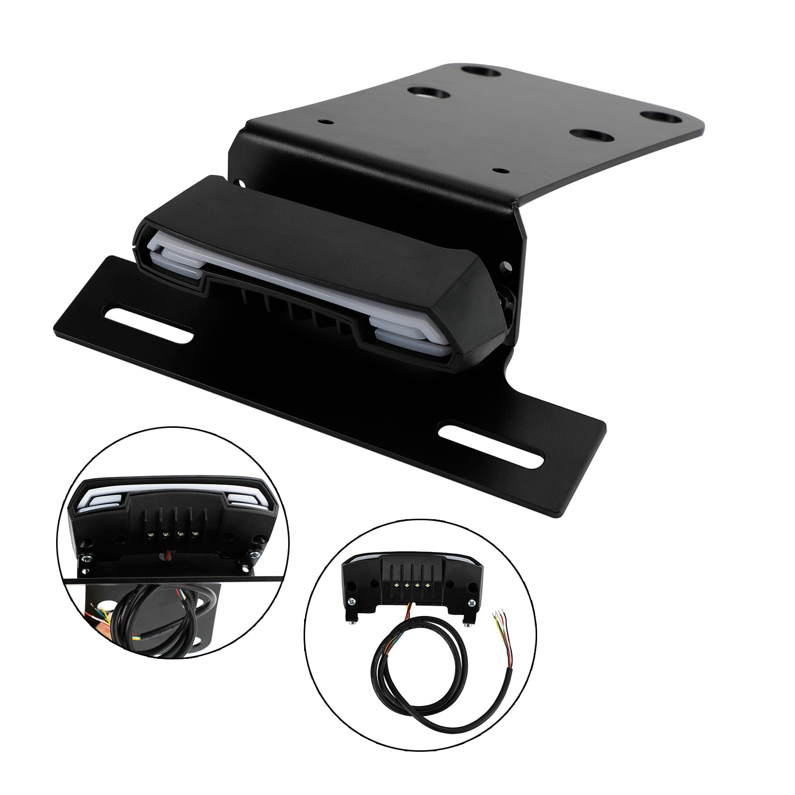 2008-2022 KAWASAKI D-Tracker-X KLX250 S/SF Pleeur de support de plaque d'immatriculation