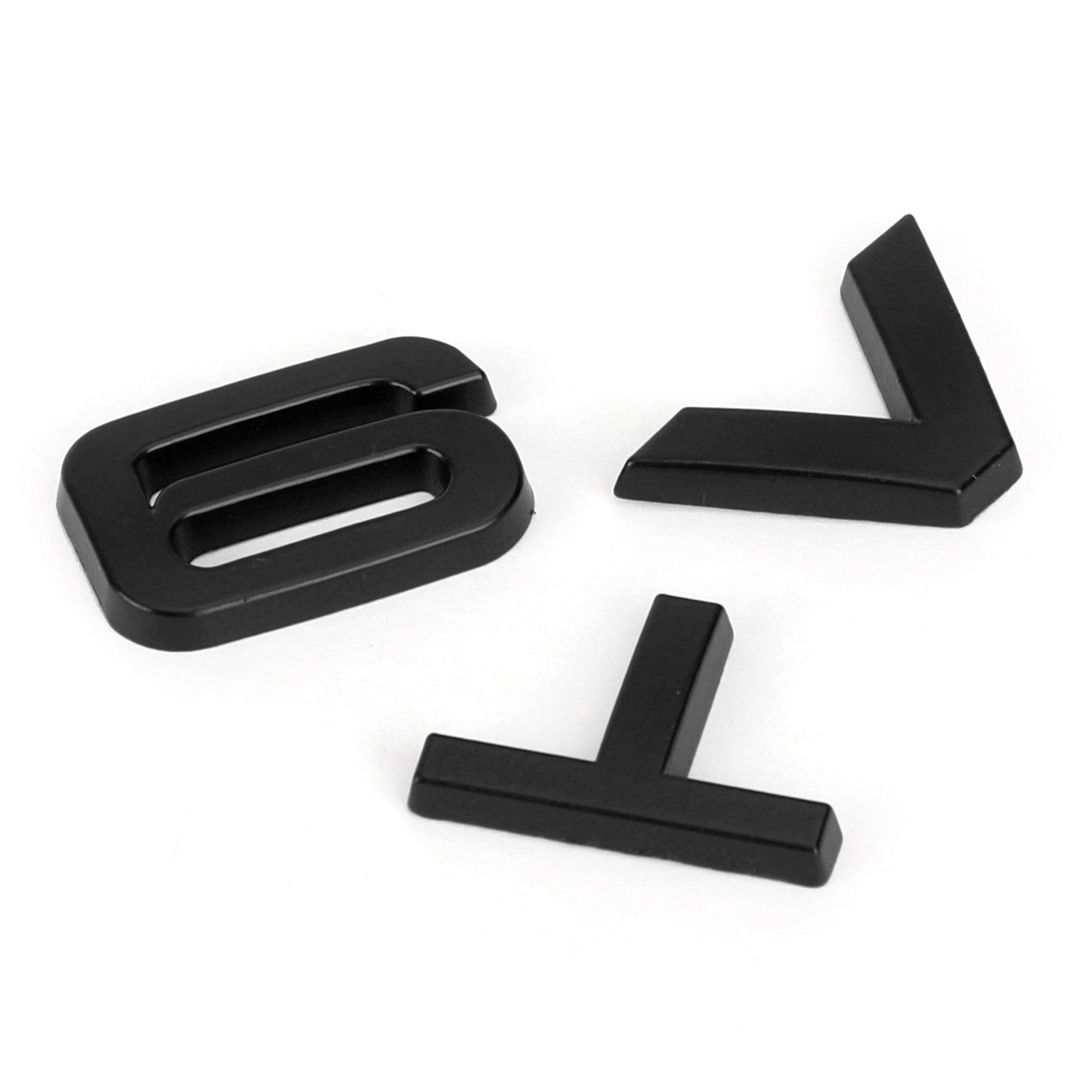 V6T Emblem Badge Fit för Audi A1 A3 A4 A5 A6 A7 Q3 Q5 Q7 S6 S7 S8 S4 SQ5 Black