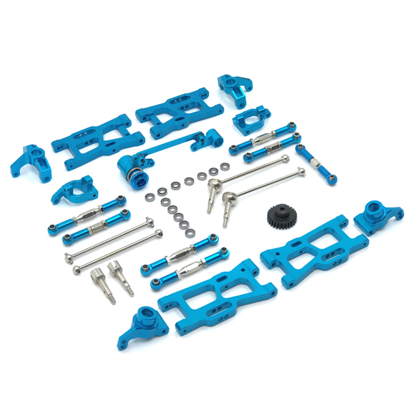 12stuppgraderingar RC Parts Kit för WLTOYS 144001 144002 124016 124017 124018 124019