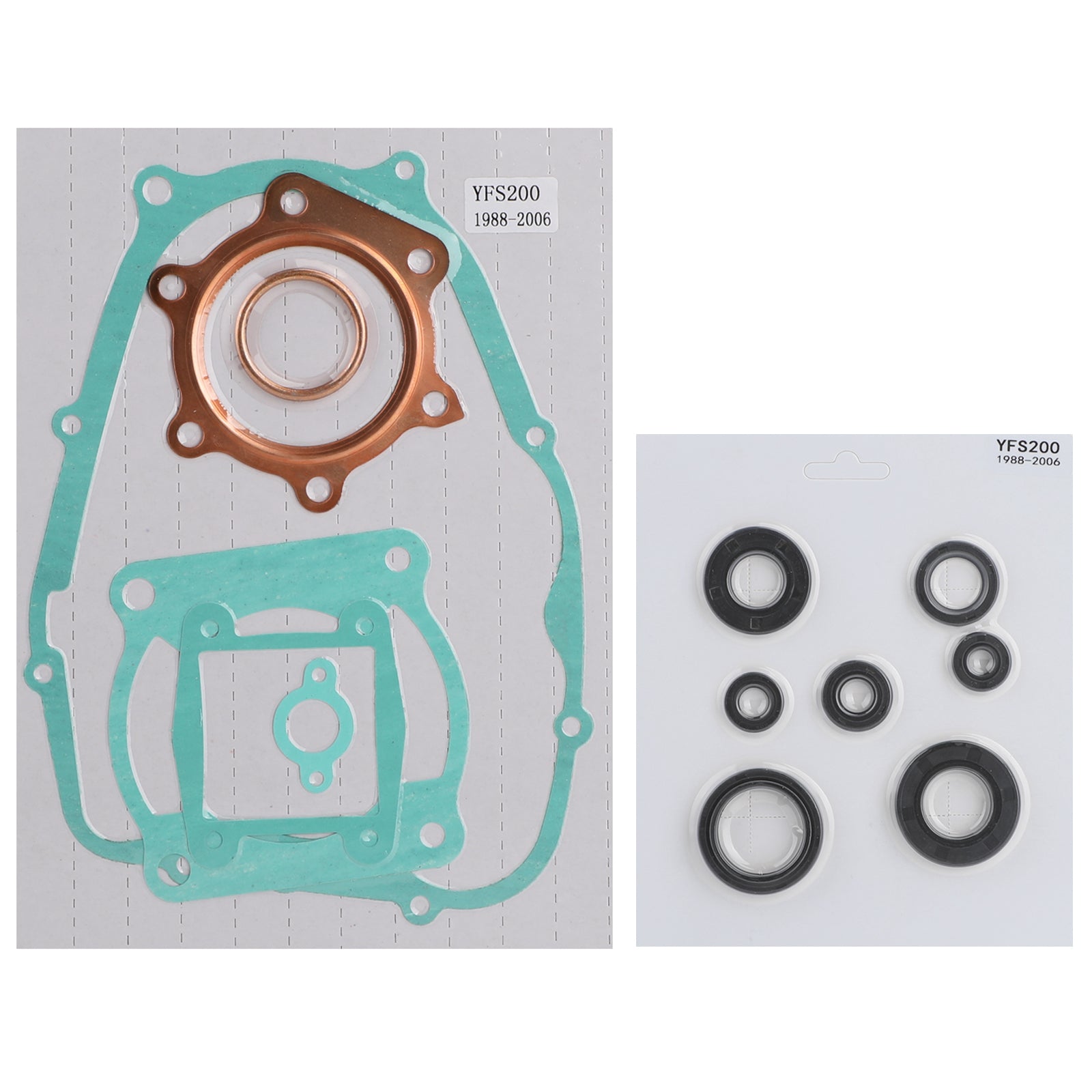 Juego completo de juntas de motor con sellos de aceite aptos para Yamaha Blaster YFS 200 88-05 genérico
