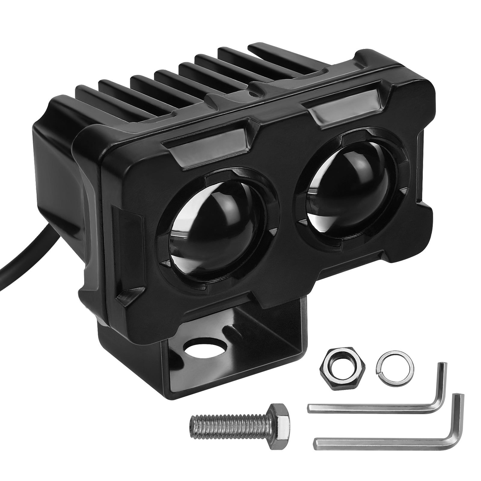 LED Elektrisk motorcykel Scooter Ultra Bright Waterproof Headlight Motorcykelljus generisk