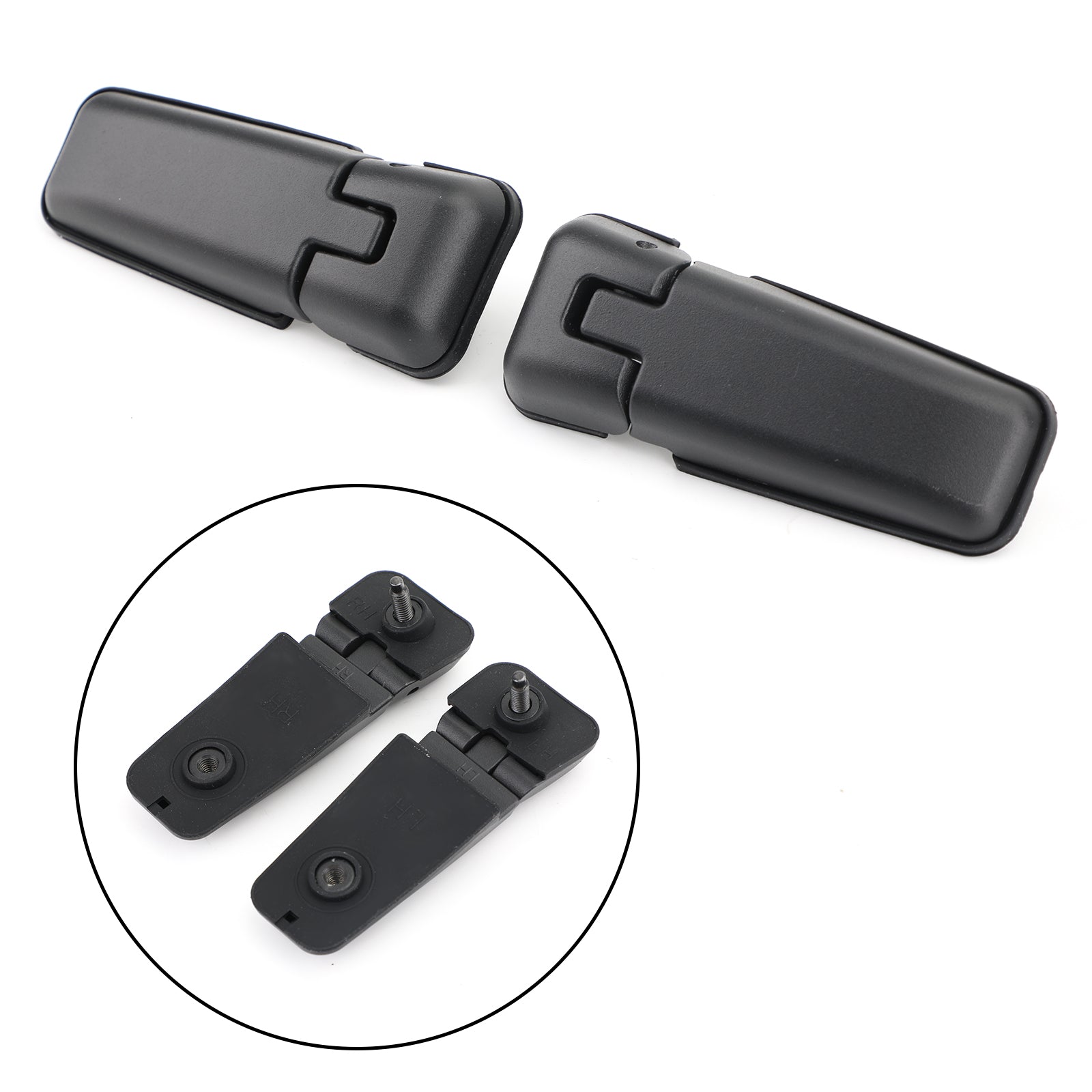 Juego de bisagras para puerta trasera de cristal L+R para Nissan Pathfinder 2005-2012, reemplazo genérico