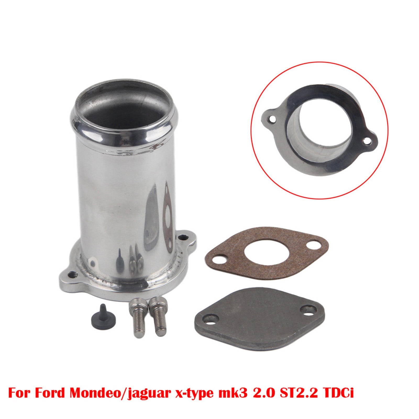 Ford Mondeo/Jaguar X-Type MK3 2.0 ST2.2 TDCI EGR Borttagning Blanking Blank Kit