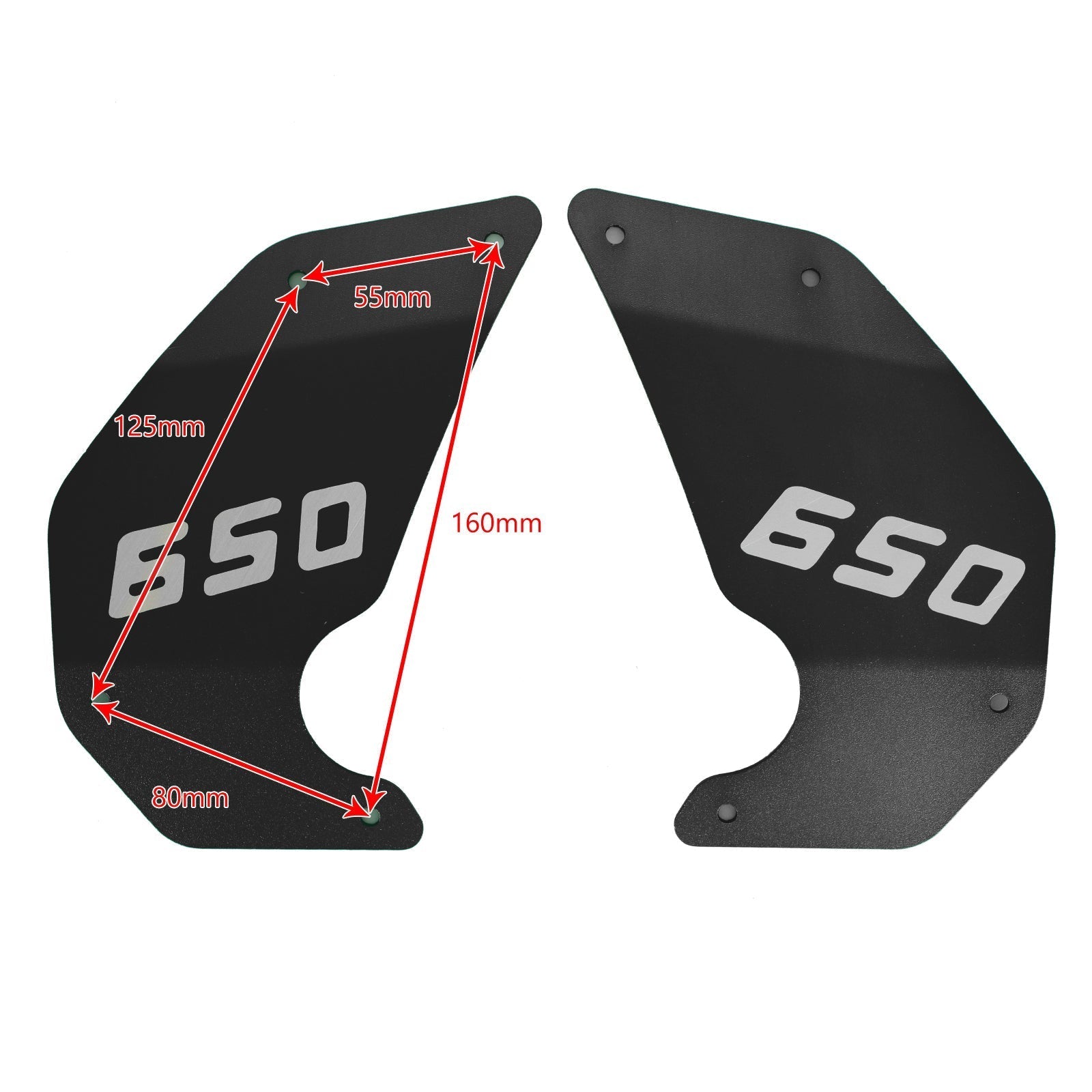 Motordekselplate sidepanel for Kawasaki Vulcan S ABS VN650 15-20 Cafe Green