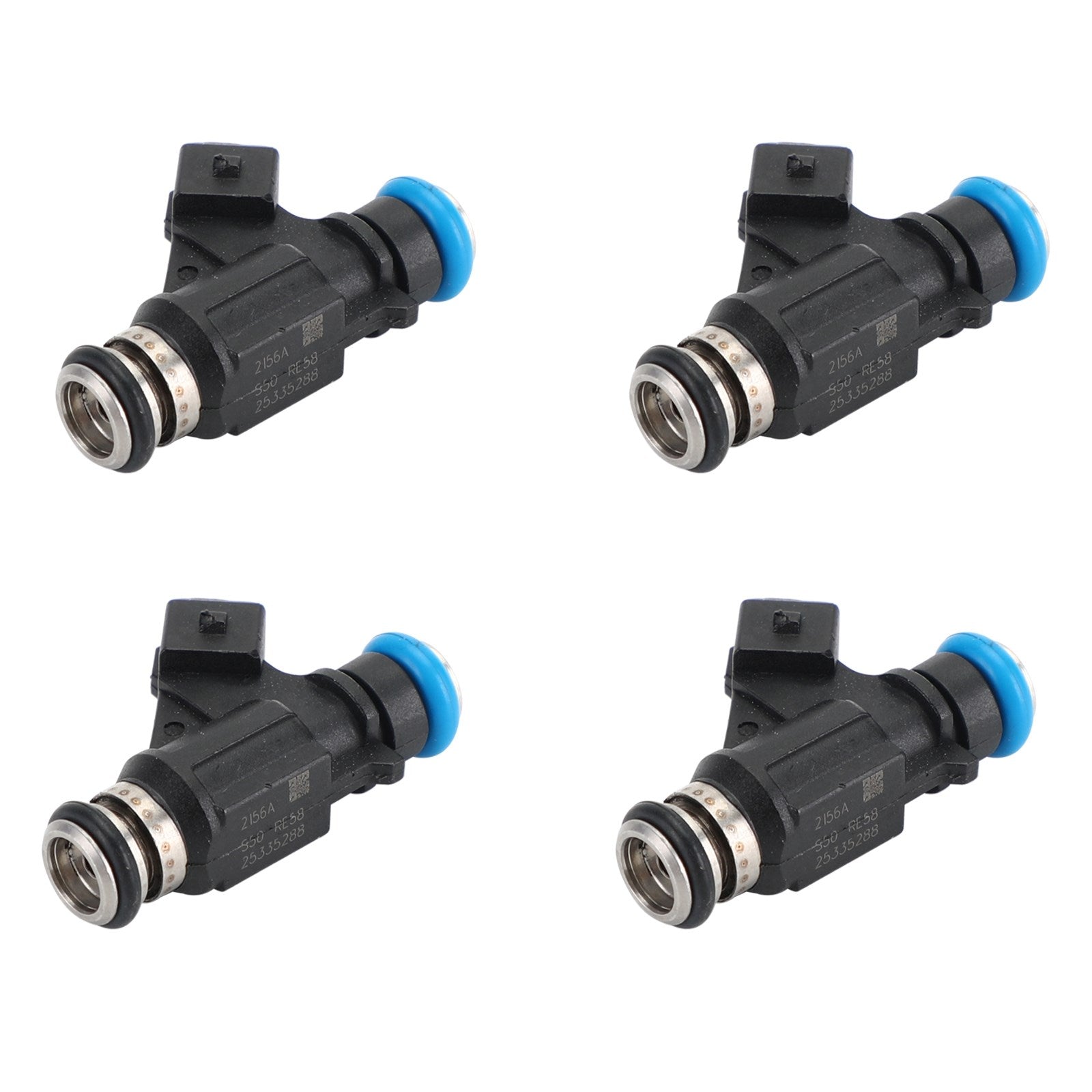 4 Uds inyector de combustible 25335288 apto para fueraborda Mercury Mariner 60HP 2002-2006