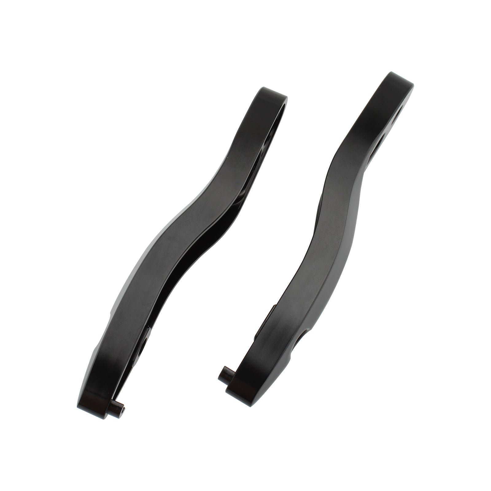 Kit de reubicación de placa de matrícula de soporte de extensión de señal de giro apto para Softail 00-20 negro