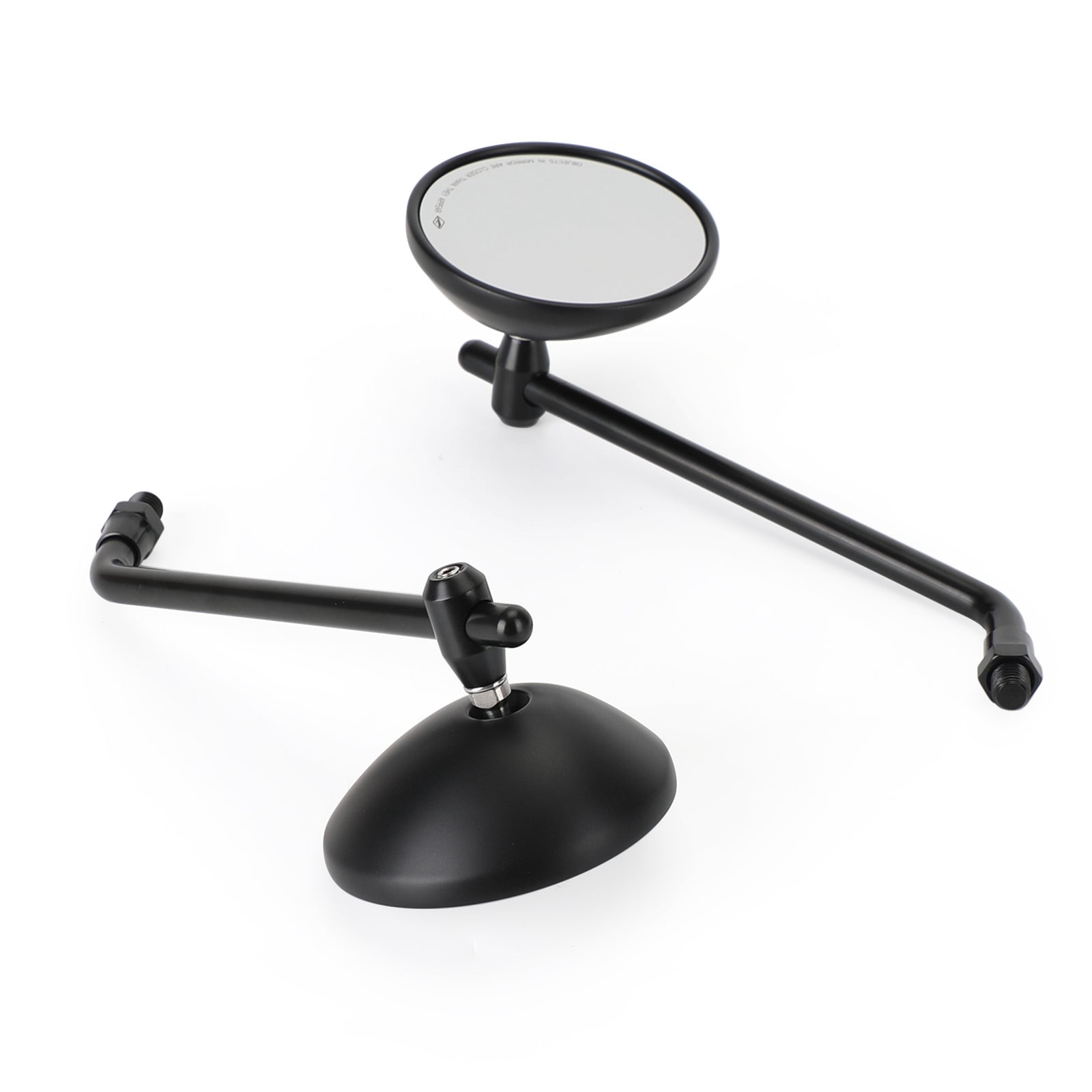 Klassisk stil höger & Vänster svart backspegel 10mm höger för Honda CB Shadow Cruiser Generic