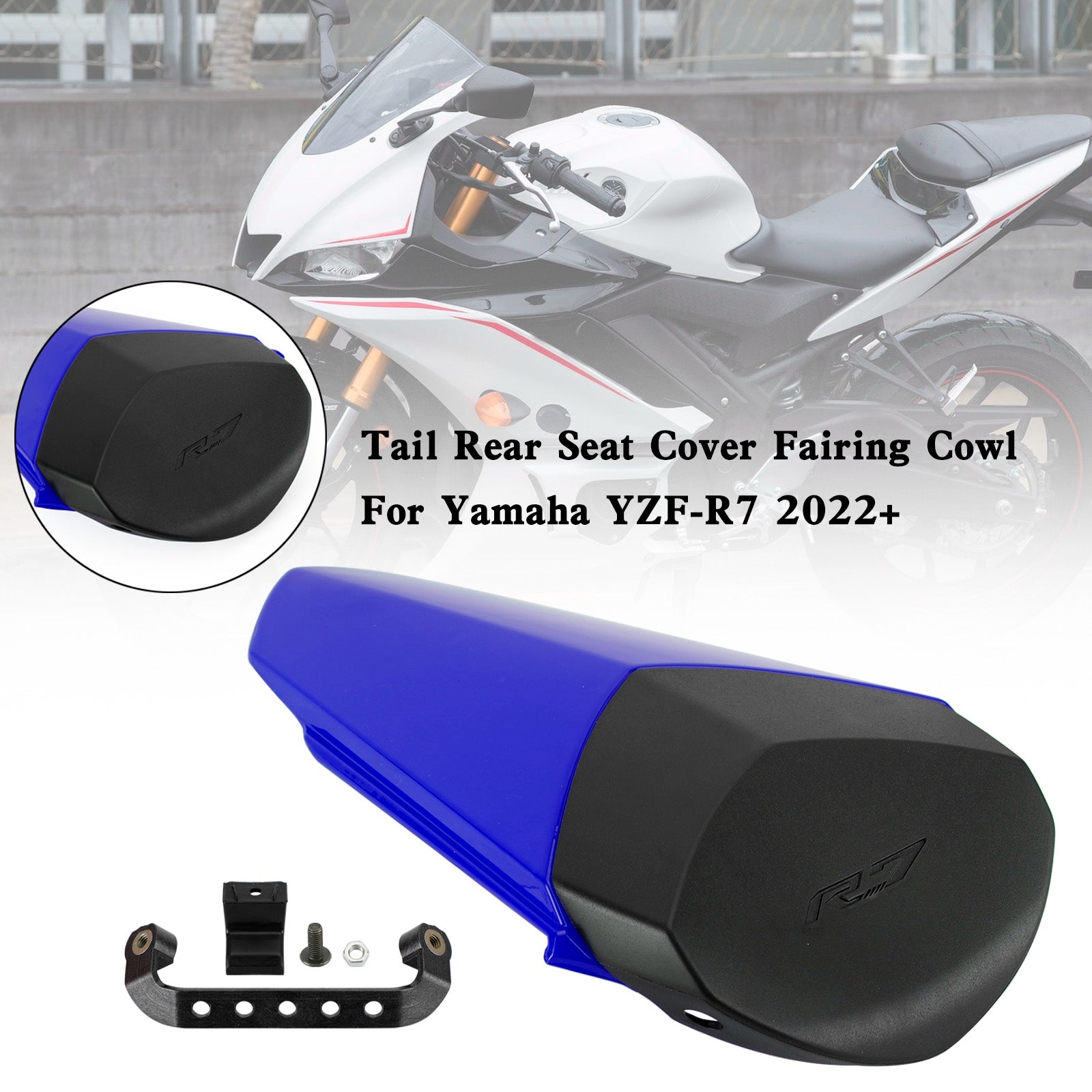 2022-2023 YAMAHA YZF-R7 YZF R7 zadné sedadlo Cover Cover COWL COWL