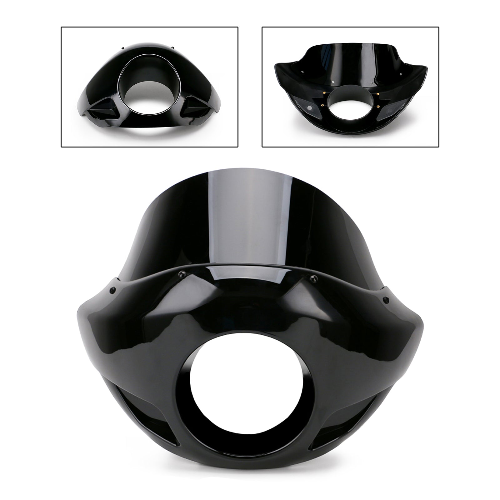 Garfos de 35 mm a 49 mm 5.75" Faróis Sportster Para-brisas Carenagem de farol