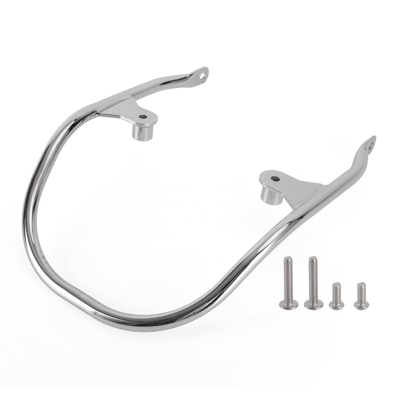 Alça de passageiro Chrome Pega a barra traseira para Kawasaki Z650 RS Z650RS 2021-2023 FedEx Express genérico