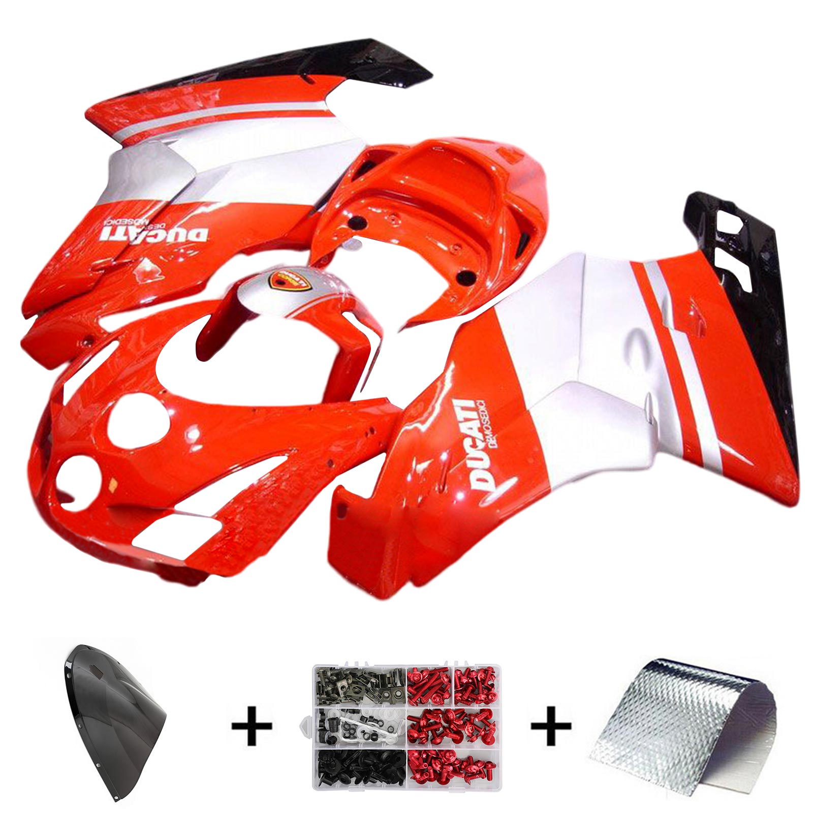 2003-2004 Ducati 999 749 Kit de carénage Kit Bodywork Abs