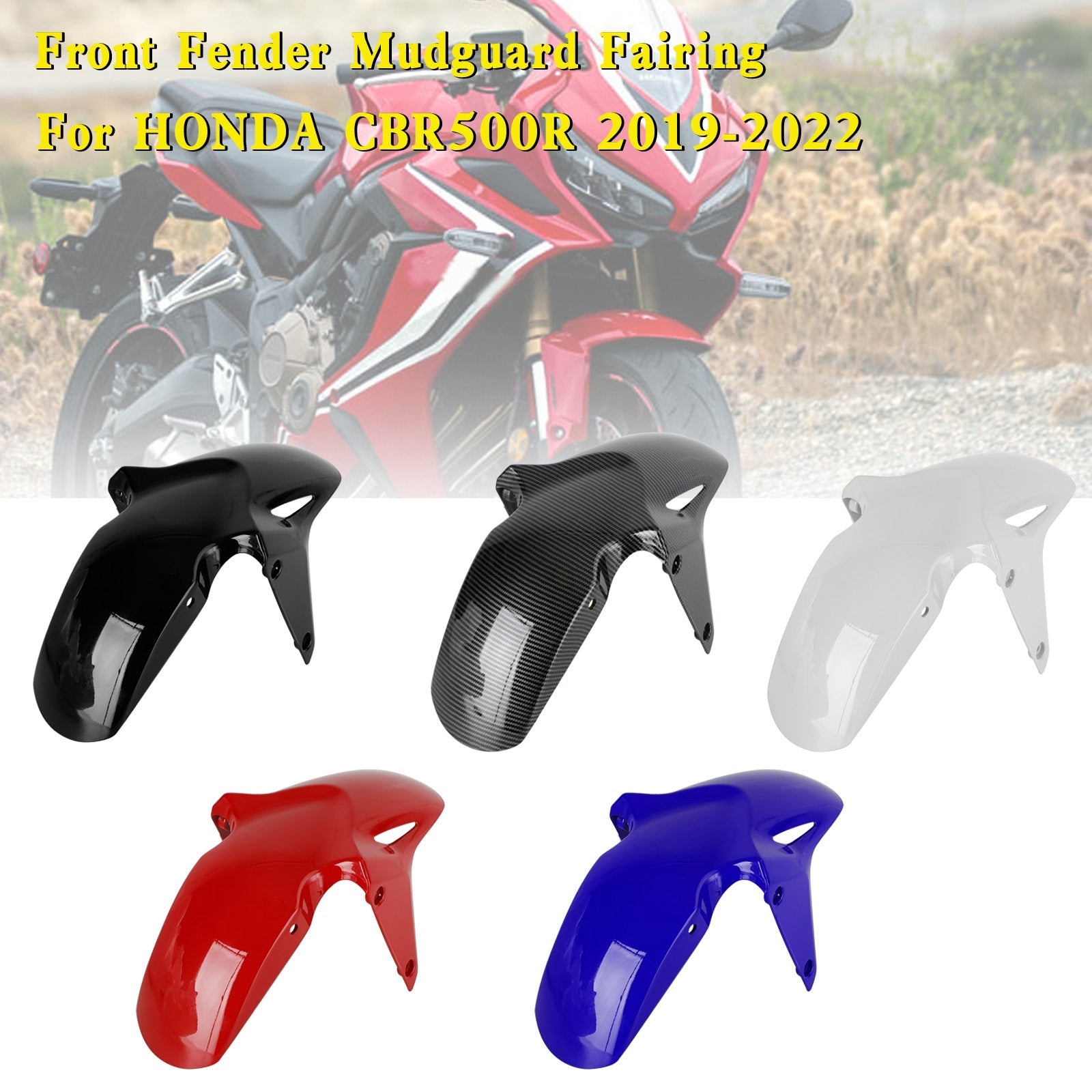 HONDA CBR500R 2019-2022 Voorspatbord Spatbord Hugger Kuipkuip
