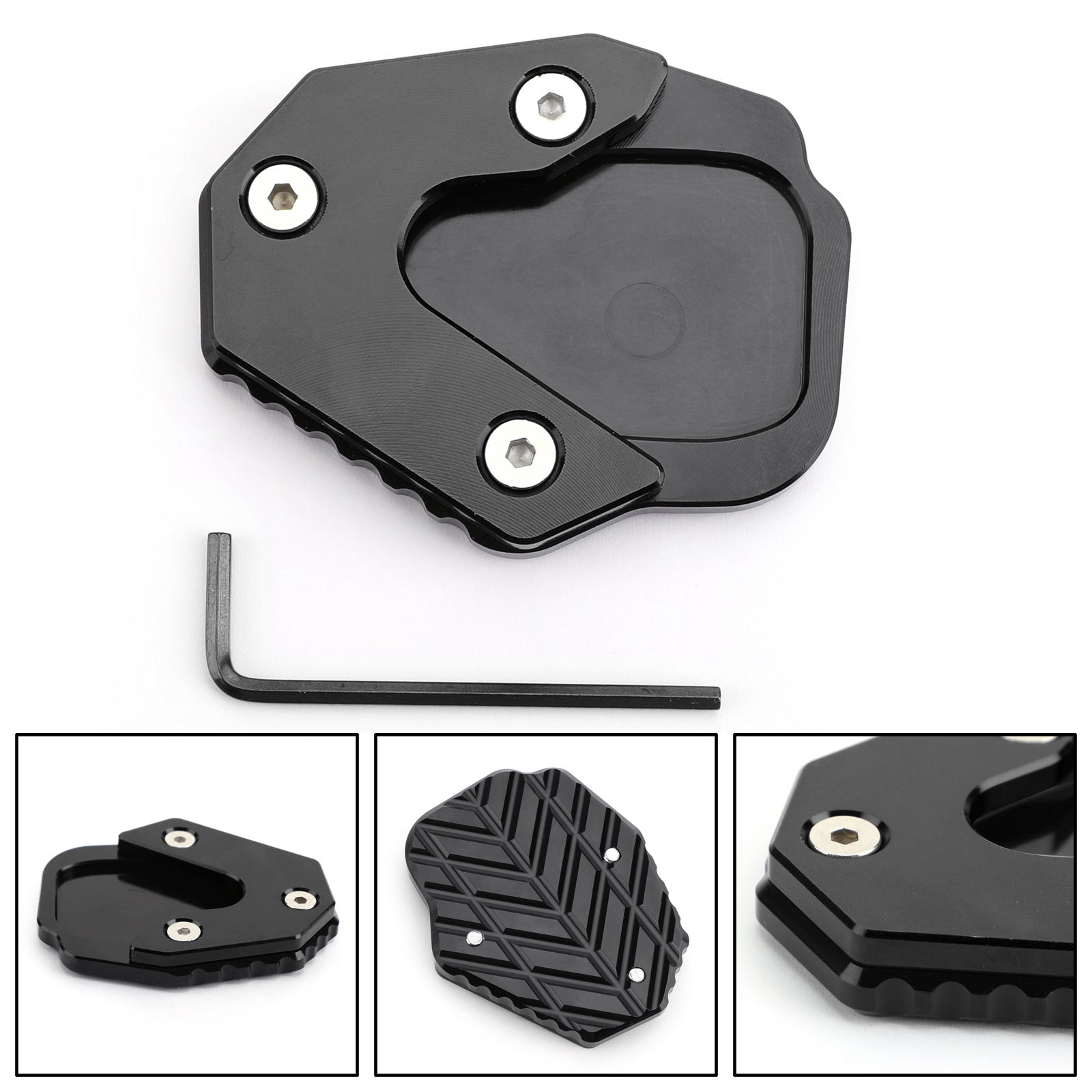 Side Stand Extension Kickstand Envularger Plate for Honda CRF250L 2013-2016 Generisk