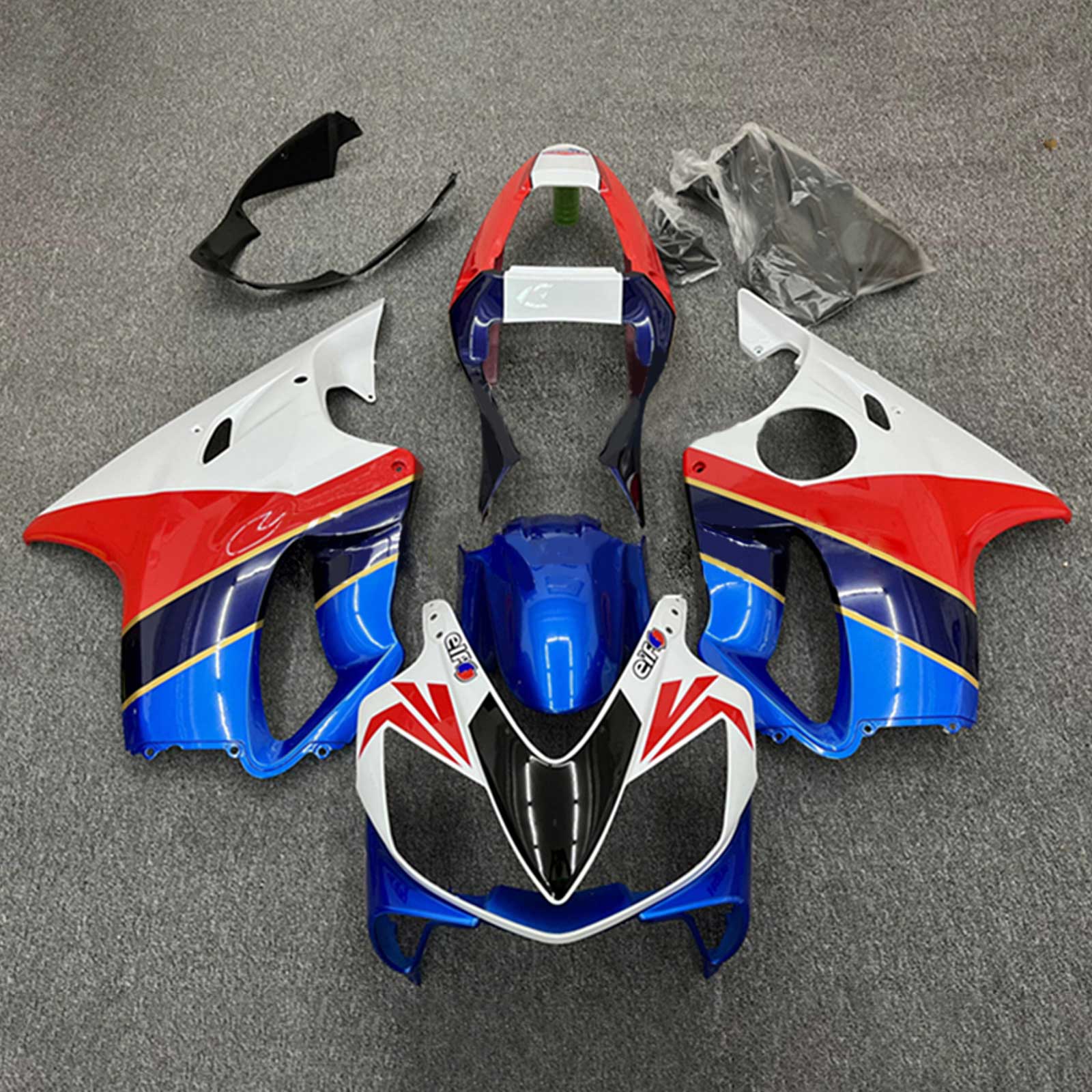 2001-2003 Honda CBR600 F4I Kit de camence d'injection Bodywork Plastic Abs # 138