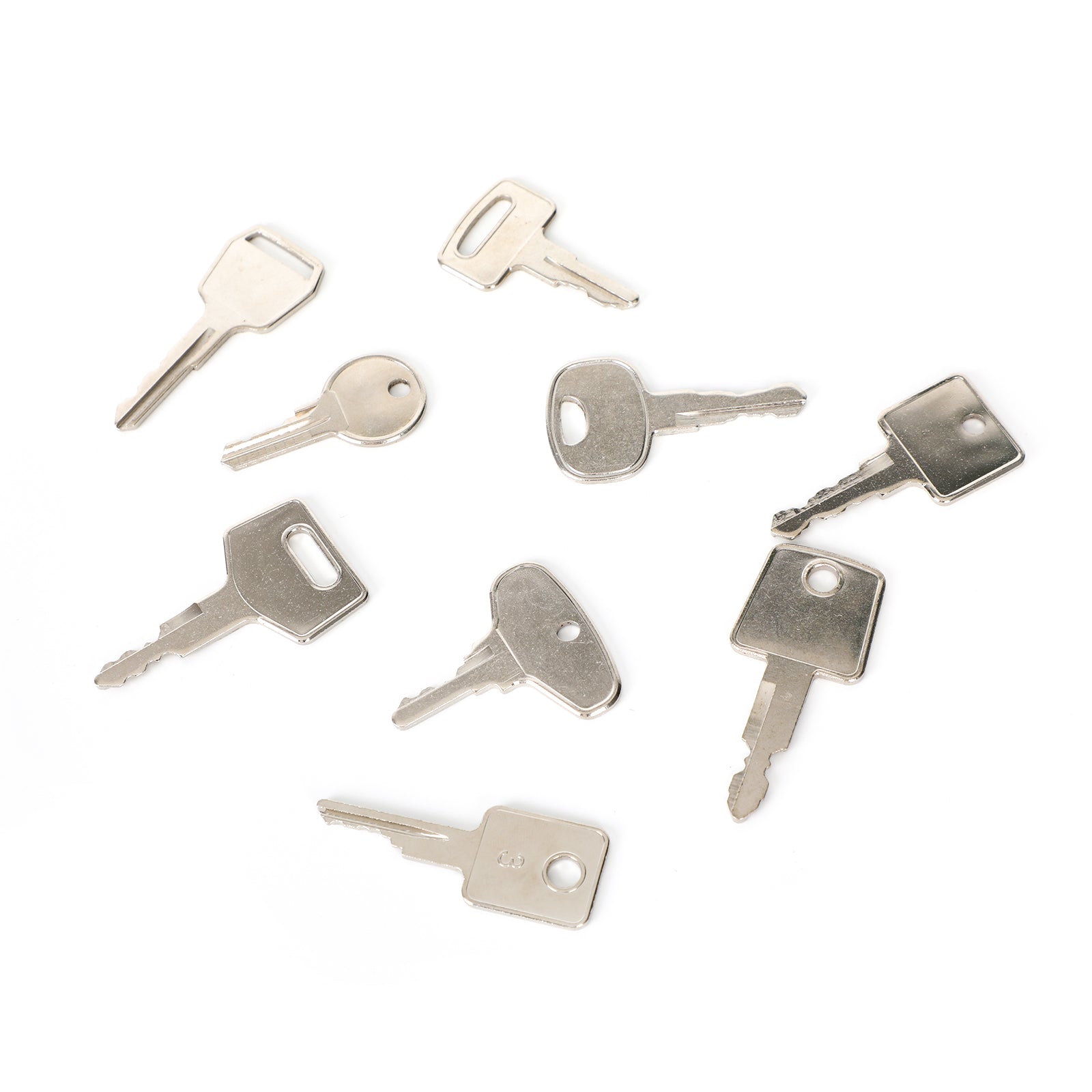 Jeu de clés de contact pour matériel de construction lourd, 42, pour boîtier KOMATSU JD JCB Kubota