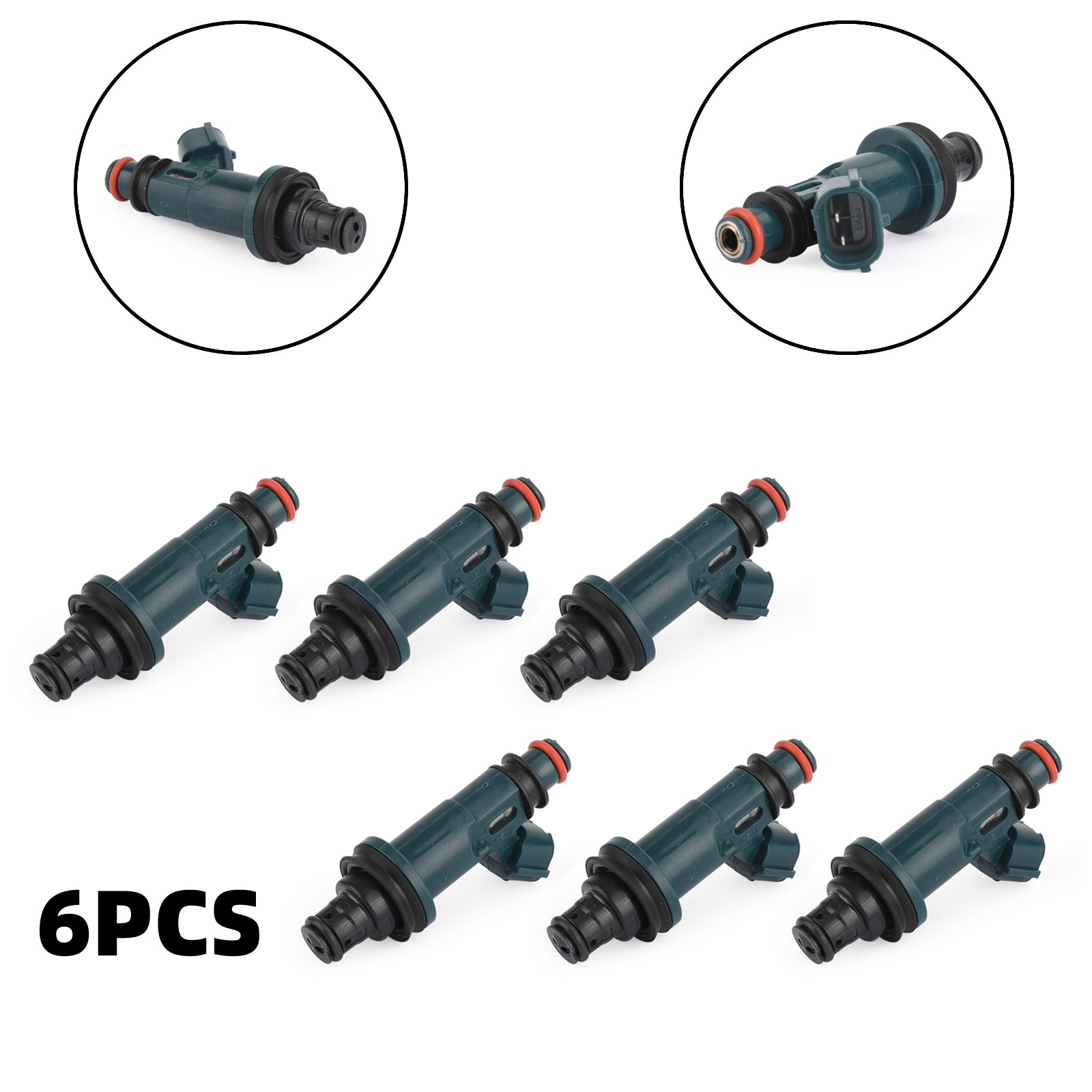 6Pcs Fuel Injectors Fit 01-03 Highlander Toyota 99-03 RX300 Lexus 23250-20020