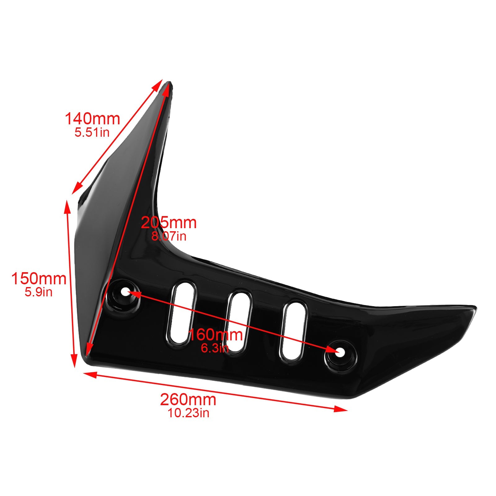 Panel chrániča krytu motocyklového chladiča pre kawasaki Z750 2004-2007 generický