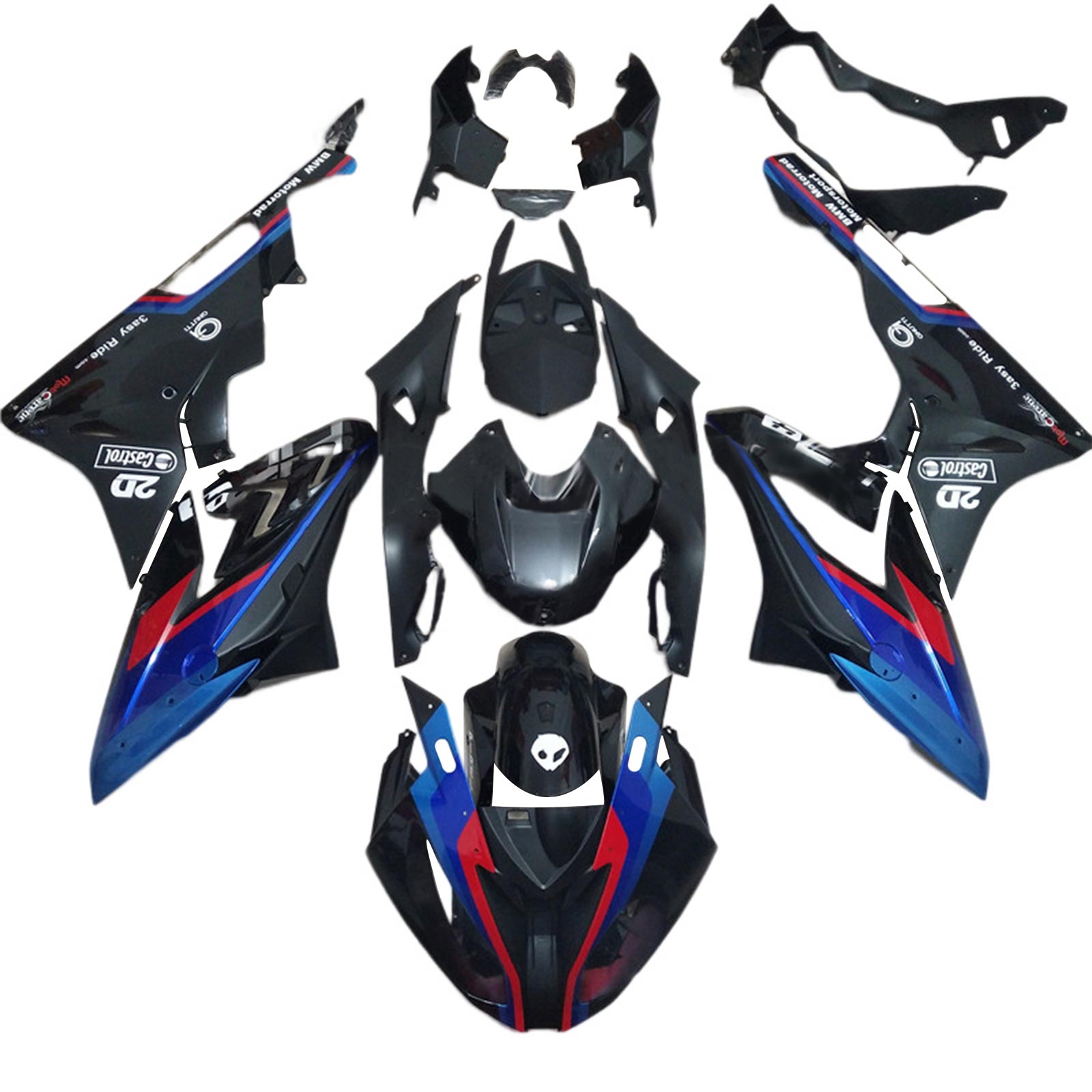 2017-2018 BMW S1000RR Kit Carénage Carrosserie Plastique ABS