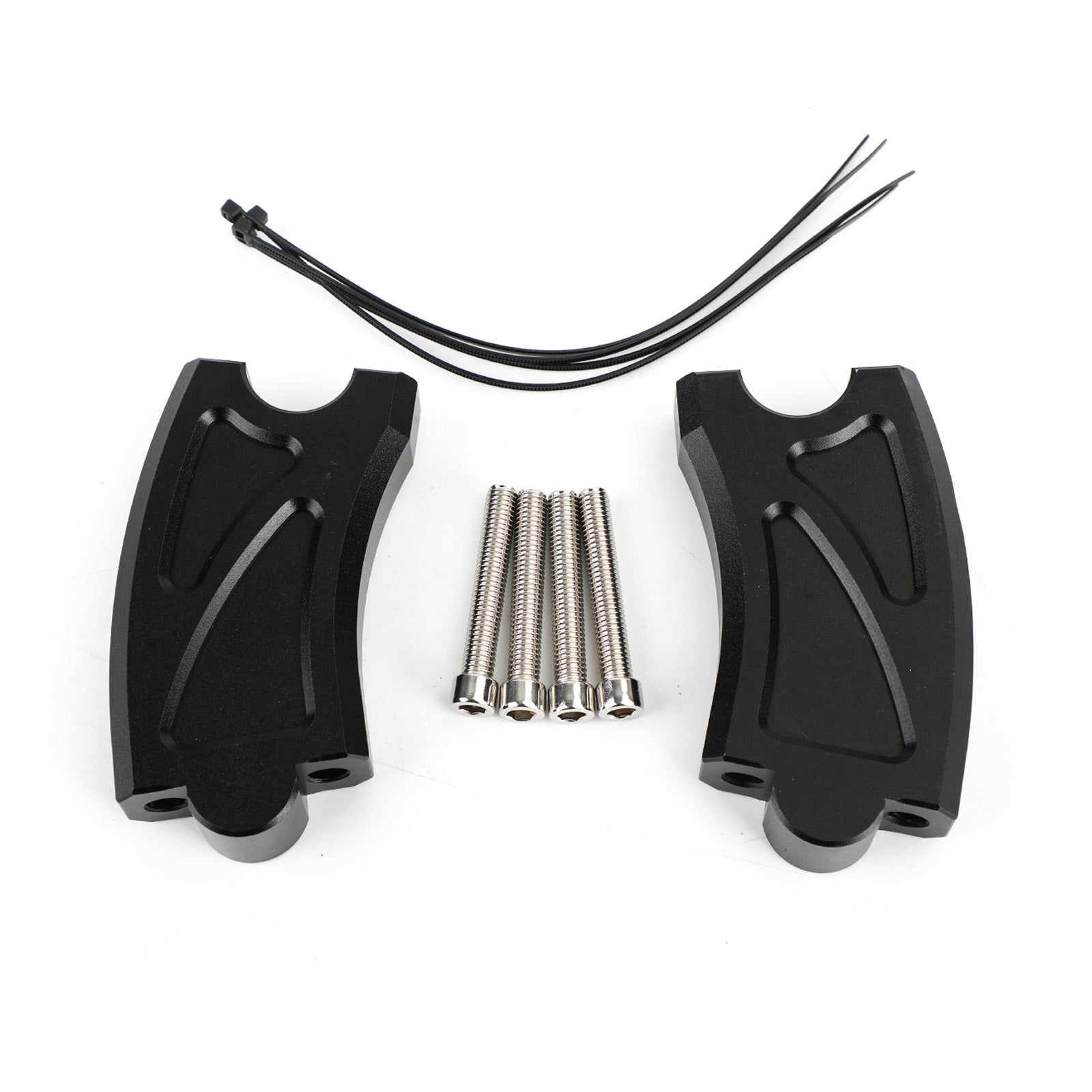 Areyourshop CNC stuurverhogers voor Honda Rebel CMX500 2017+ zwart