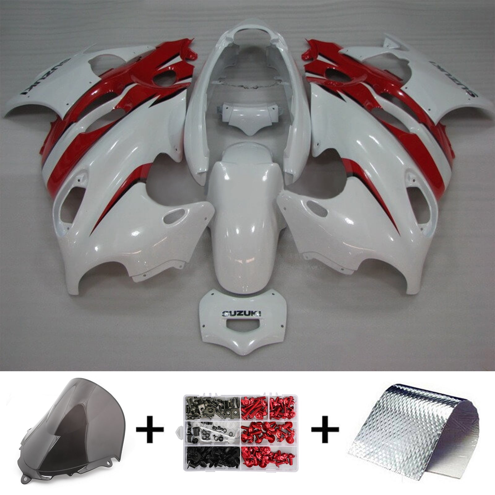 2005-2006 Suzuki Katana GSXF600 GSXF750 Amotopart Injeksjon Fairing Kit Bodywork #115