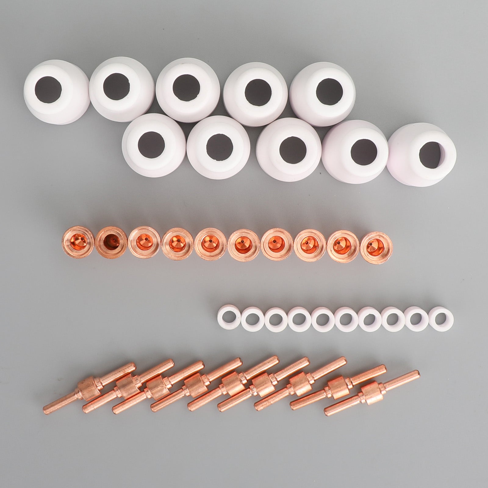 40Pcs Air Plasma Cutter Consumables Extend Fit For PT-31 LG-40 Torch CUT-40 50