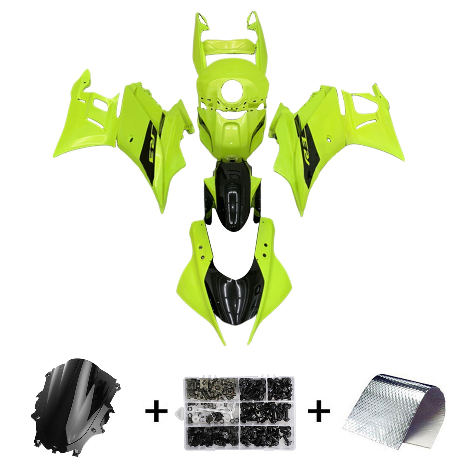 Kit de carénage Yamaha YZF-R3 R25 2019-2021, carrosserie en plastique ABS