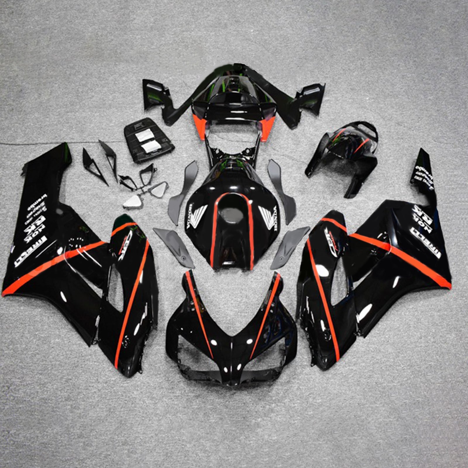 2004-2005 Honda CBR1000RR Kit de carénage carrosserie plastique ABS